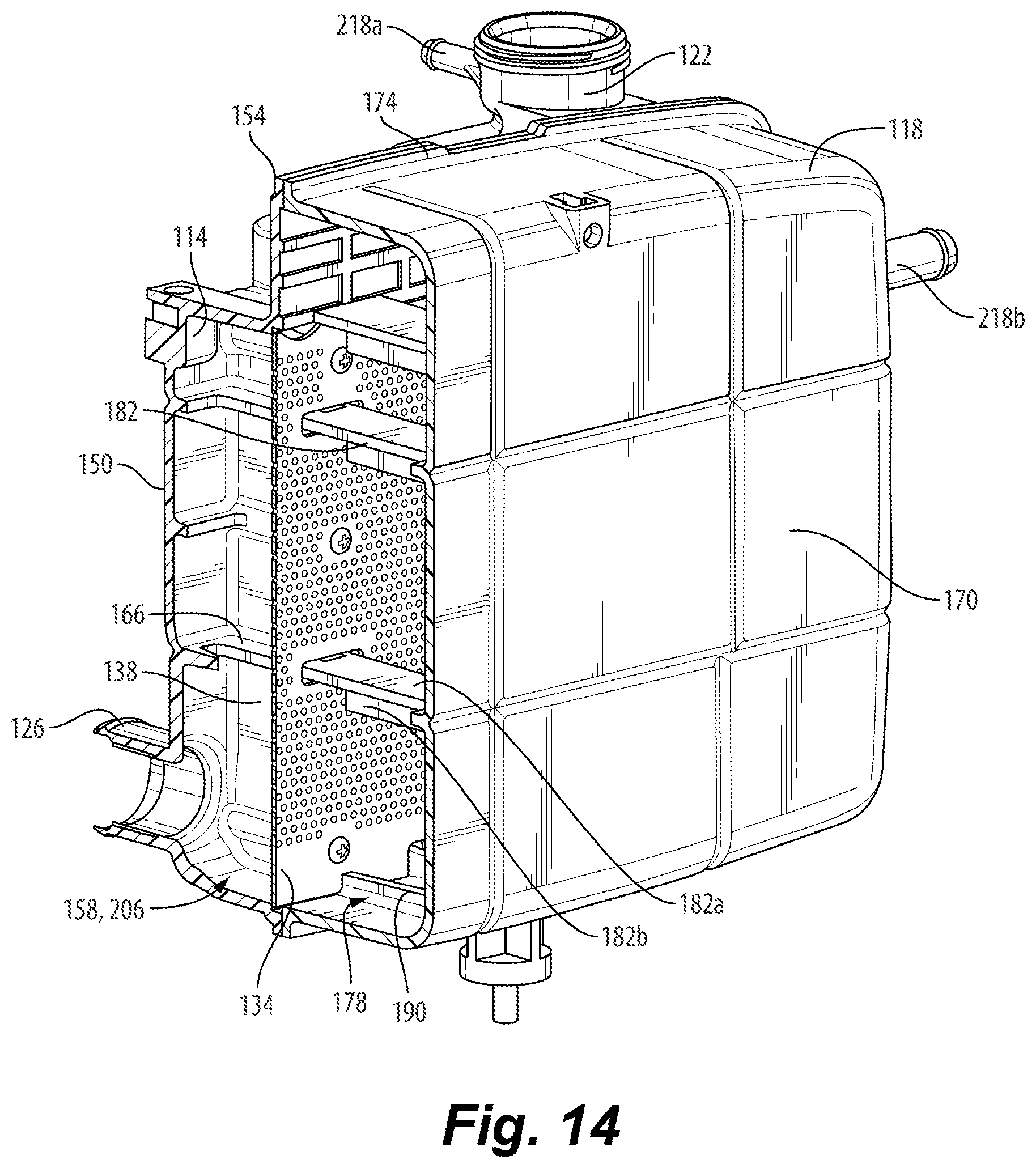 Patent US12508522 Figure 14 – Deaeration tank