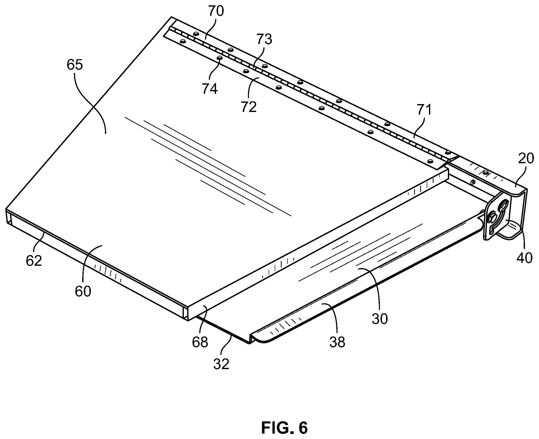 Patent US12508523 Figure 6 – Launder cover system