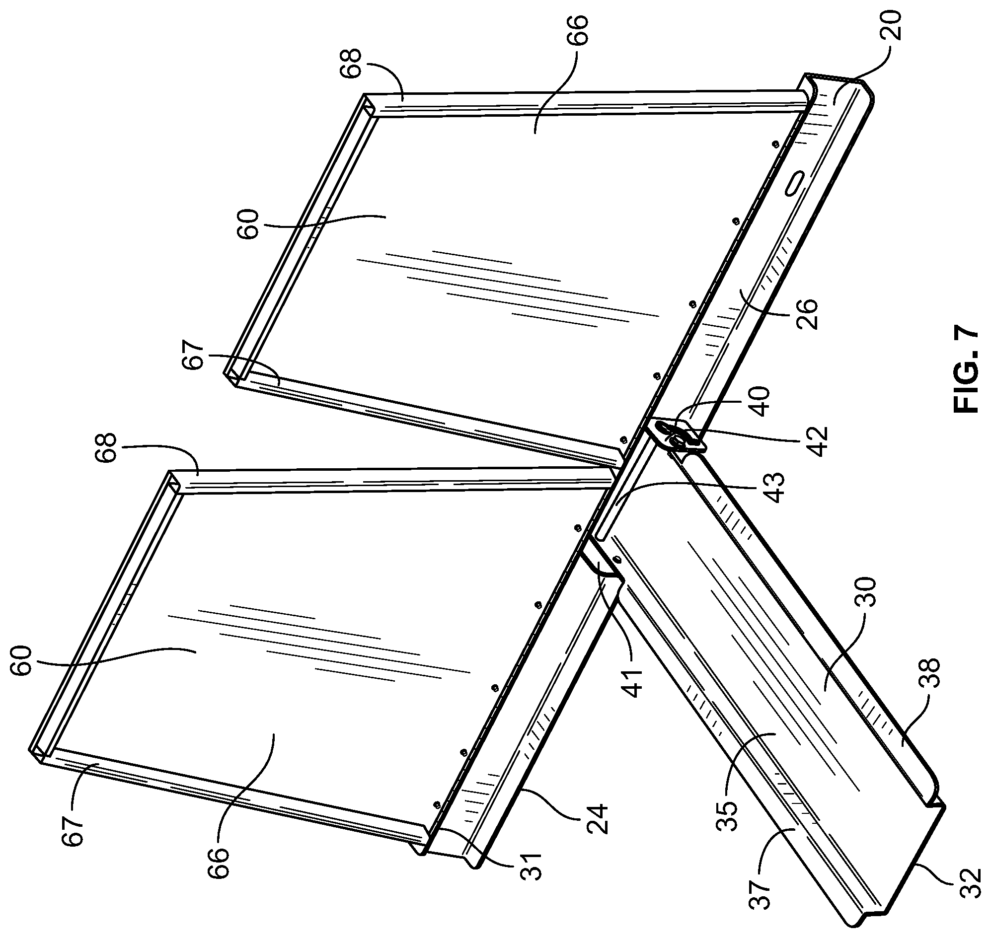 Patent US12508523 Figure 7 – Launder cover system