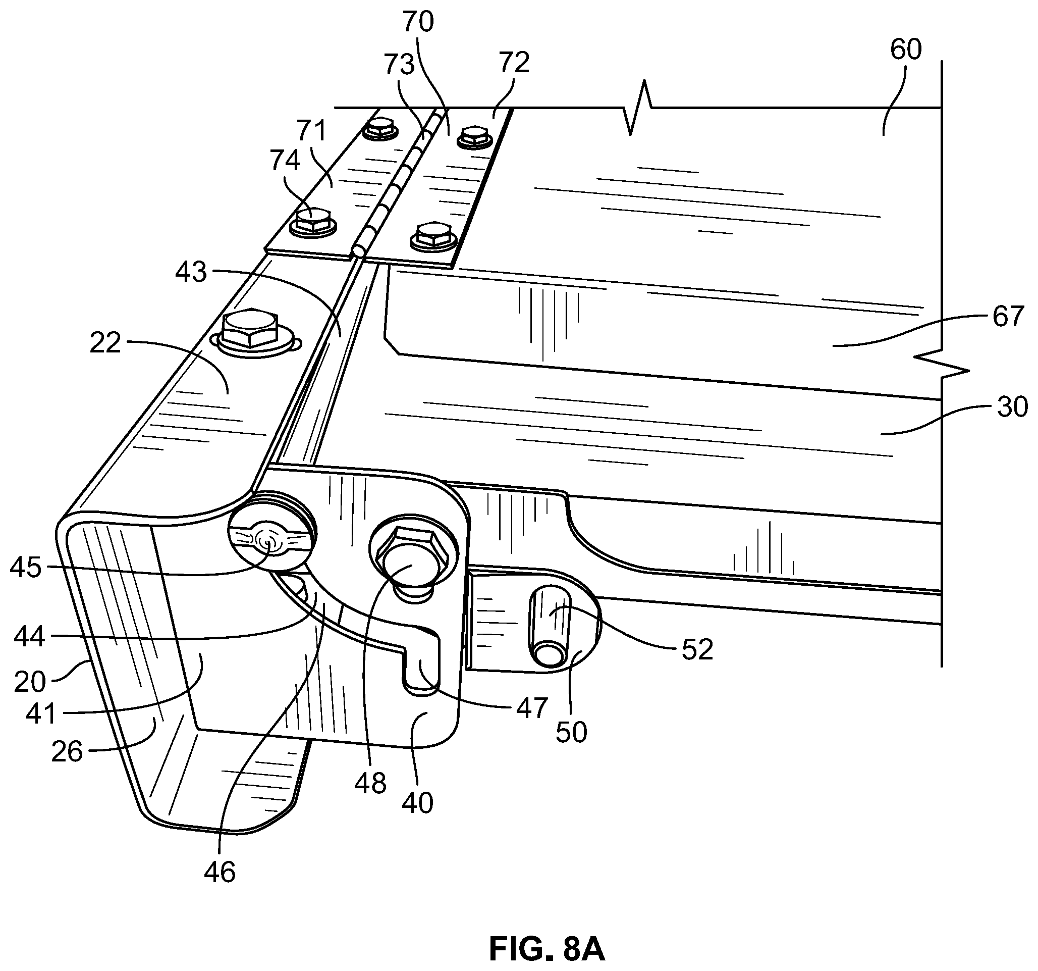Patent US12508523 Figure 8 – Launder cover system