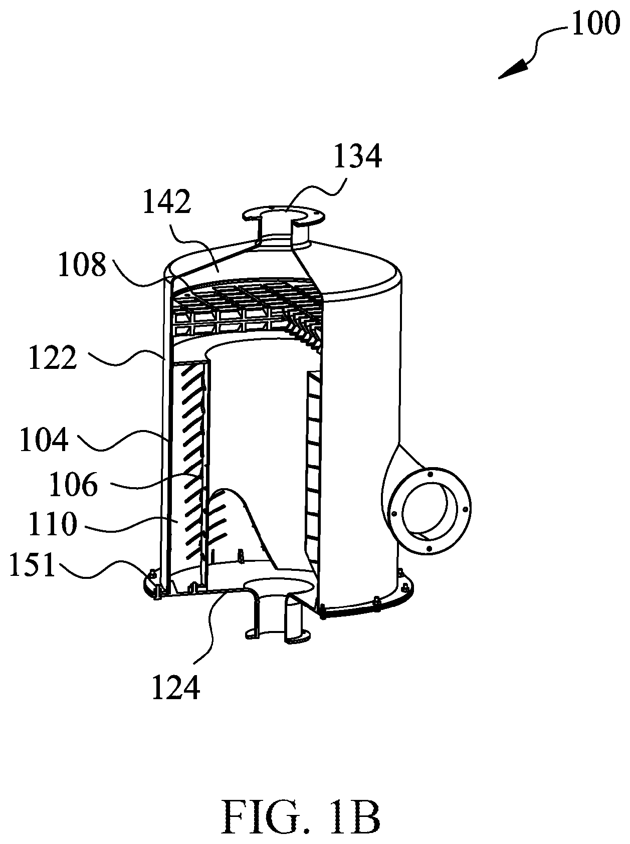 Patent US12508526 Figure 2 – Gas-liquid separator