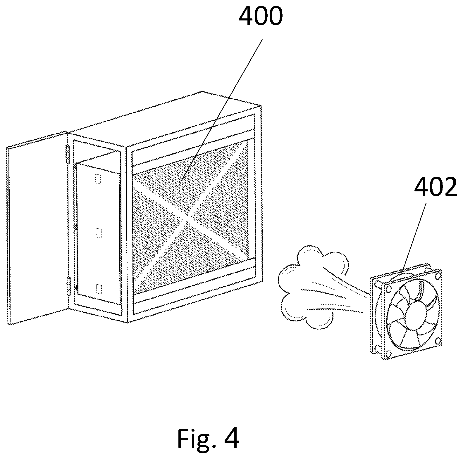 Patent US12508530 Figure 5 – Mechanical electrostatic filter assembly