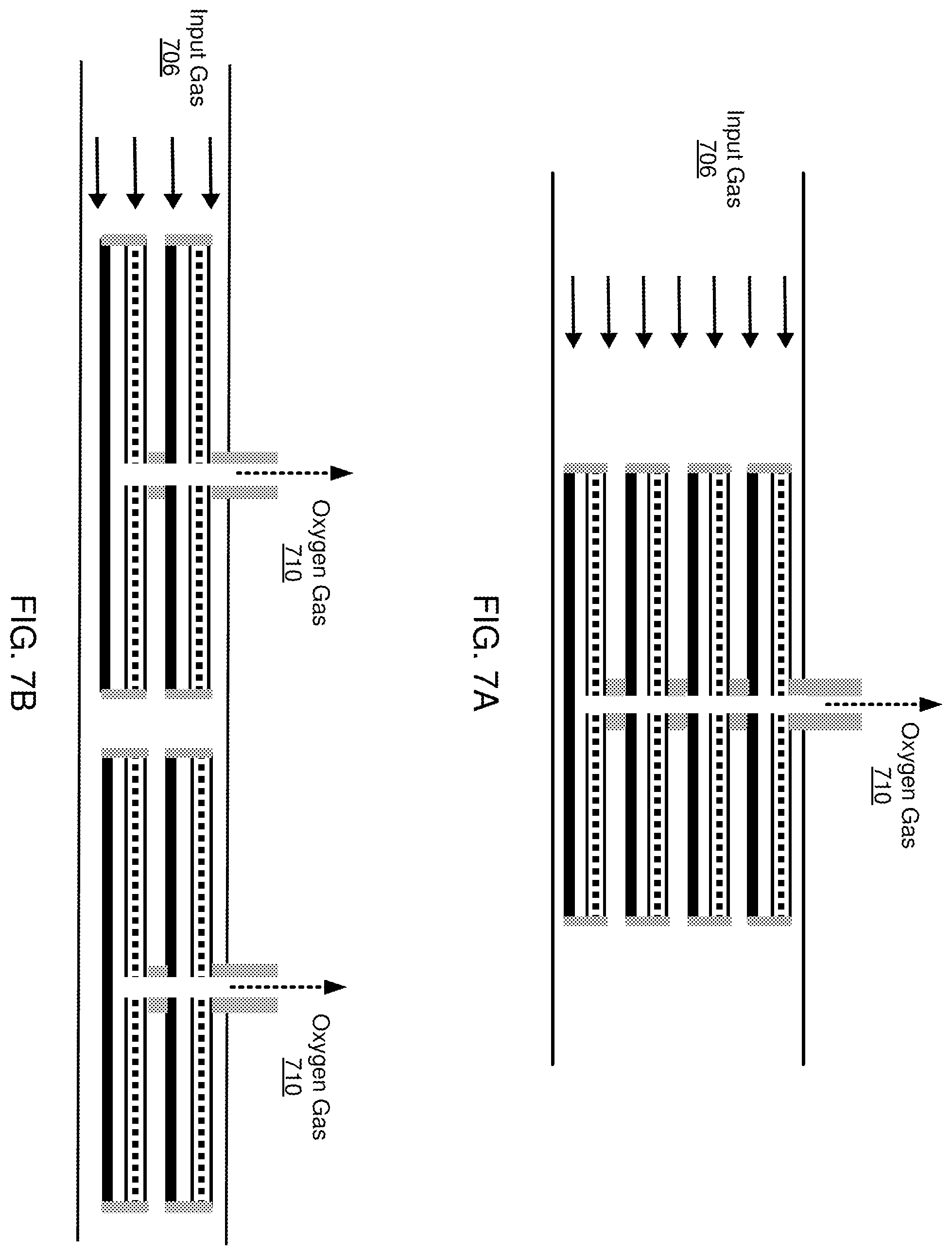Patent US12508541 Figure 6 – Systems and methods for oxygen concentration with electrochemical stacks in series gas flow
