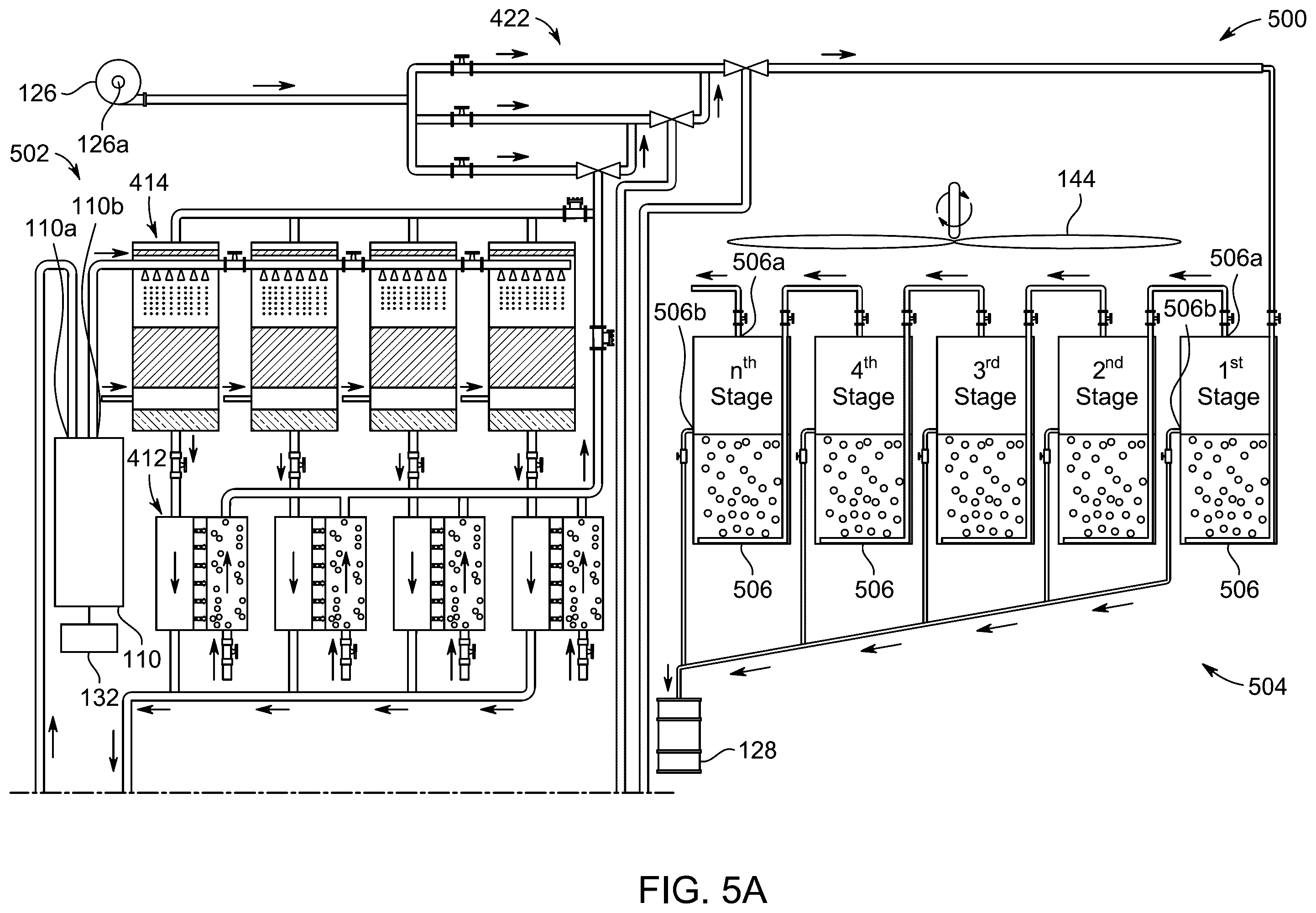 Patent US12508547 Figure 7 – System for desalinating water with multiple desalination processes
