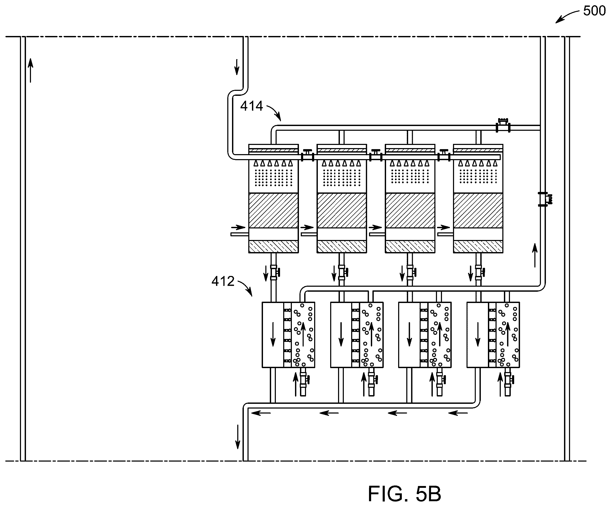 Patent US12508547 Figure 8 – System for desalinating water with multiple desalination processes
