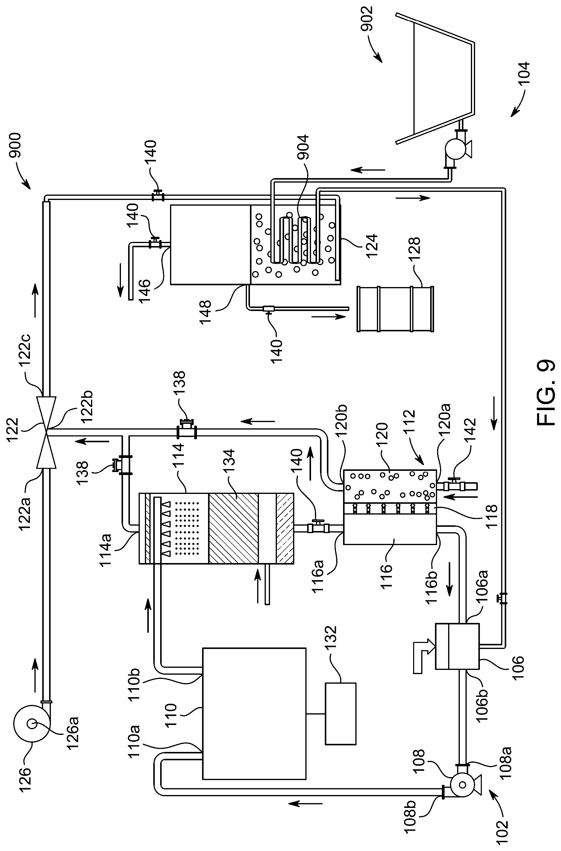 Patent US12508547 Figure 15 – System for desalinating water with multiple desalination processes