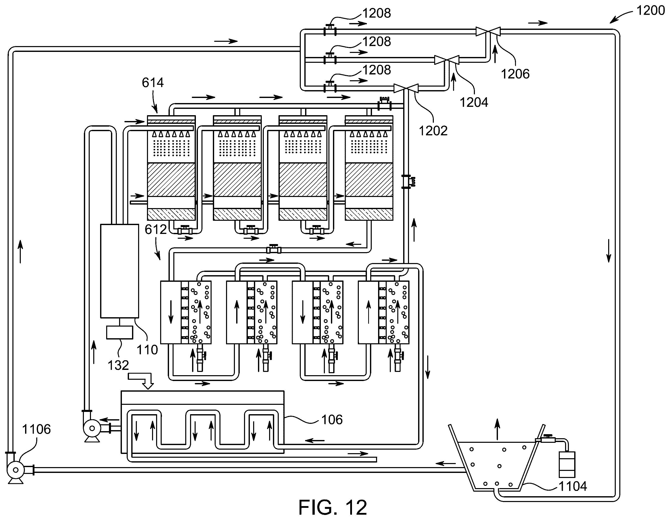 Patent US12508547 Figure 20 – System for desalinating water with multiple desalination processes