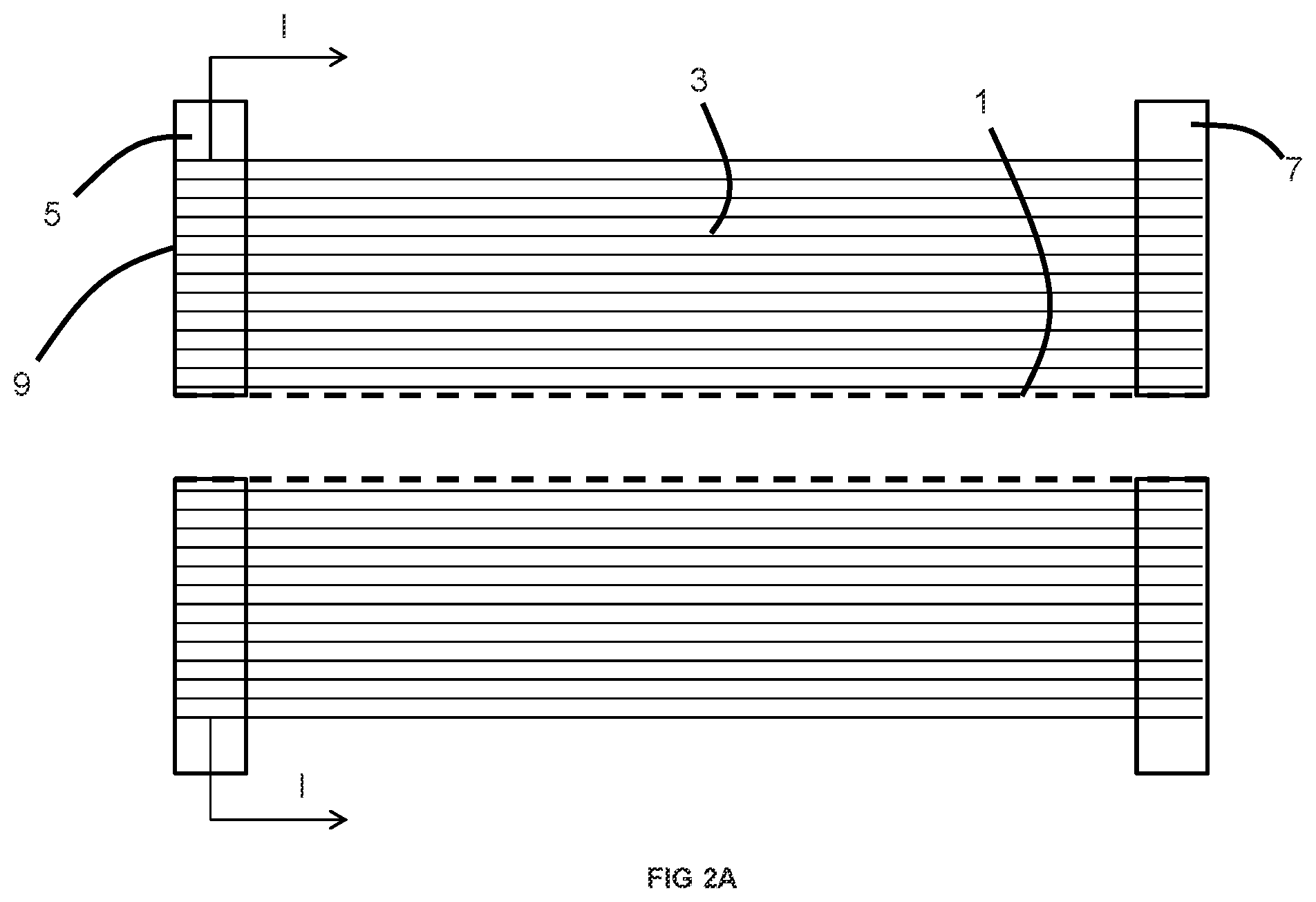 Patent US12508549 Figure 2 – Gas separation membrane bundle with convertible flow configurations