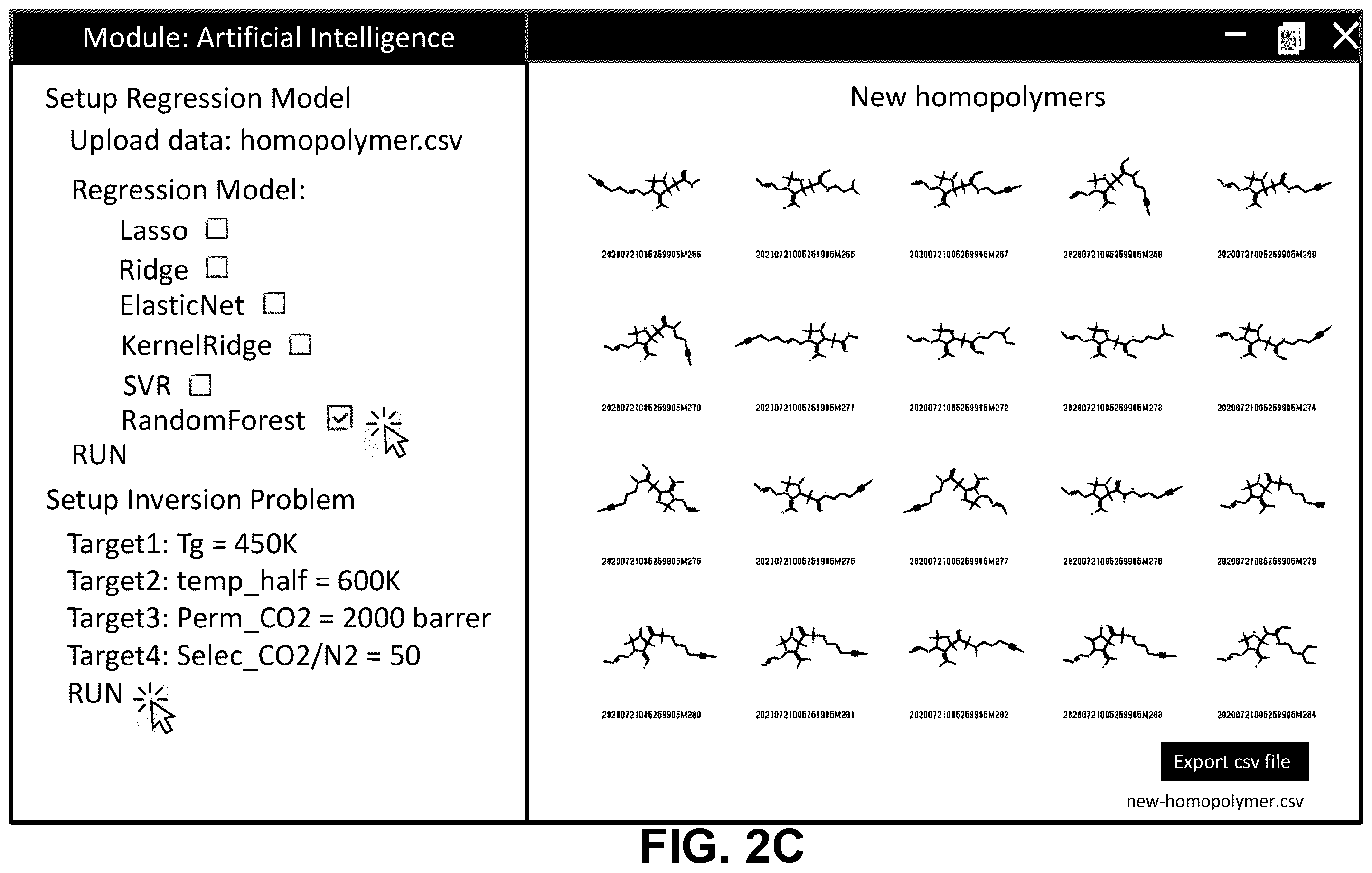 Patent US12508550 Figure 5 – Generating and validating optimized membranes for carbon dioxide separation in binary gas