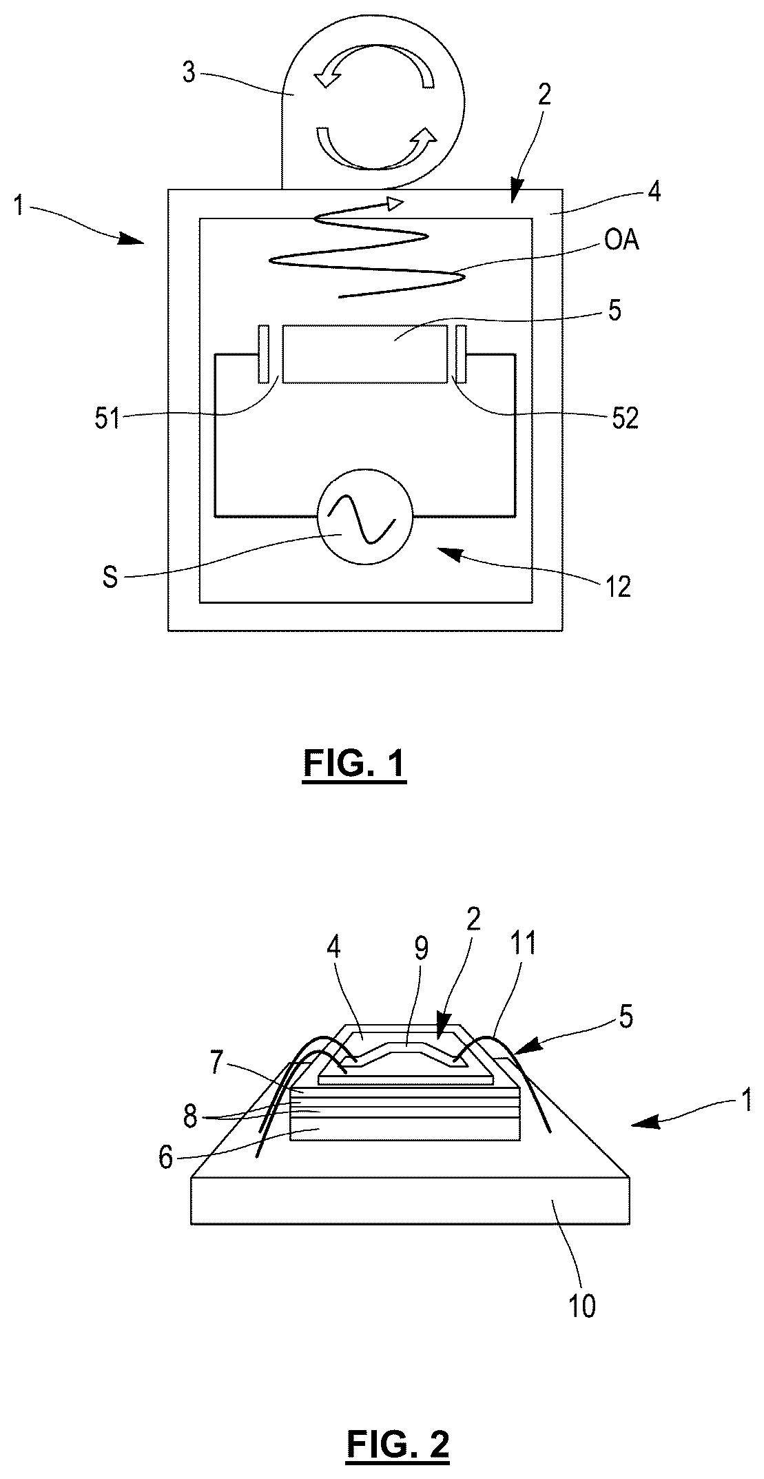 Patent US12508557 Figure 1 – Method for generating a flow in a microdrop and device for implementing the method
