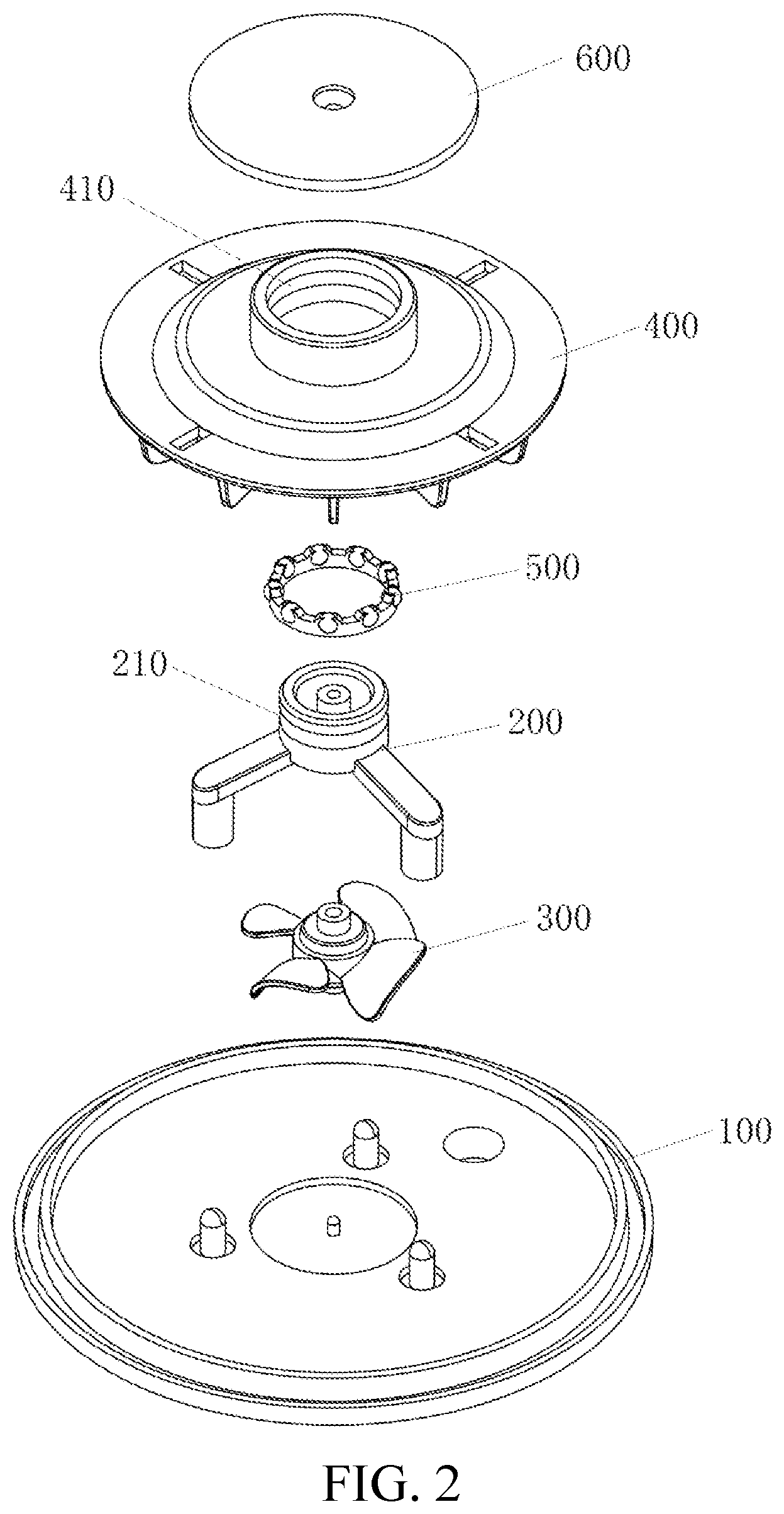 Patent US12508558 Figure 2 – Rotating mechanism of handicraft