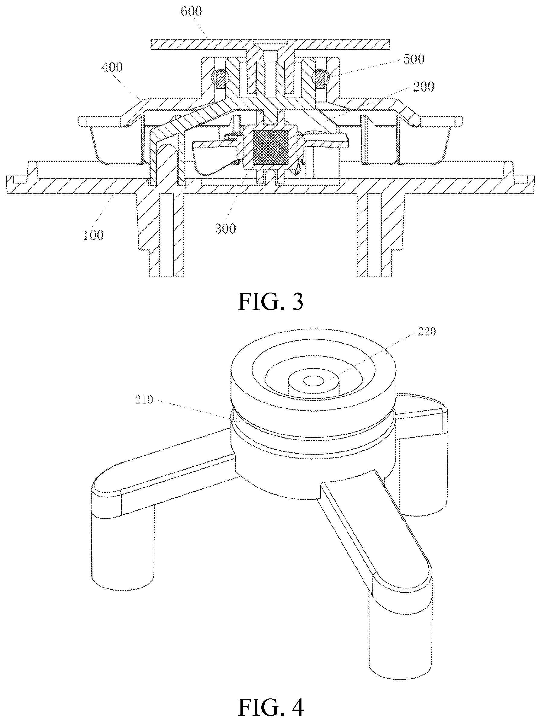 Patent US12508558 Figure 3 – Rotating mechanism of handicraft