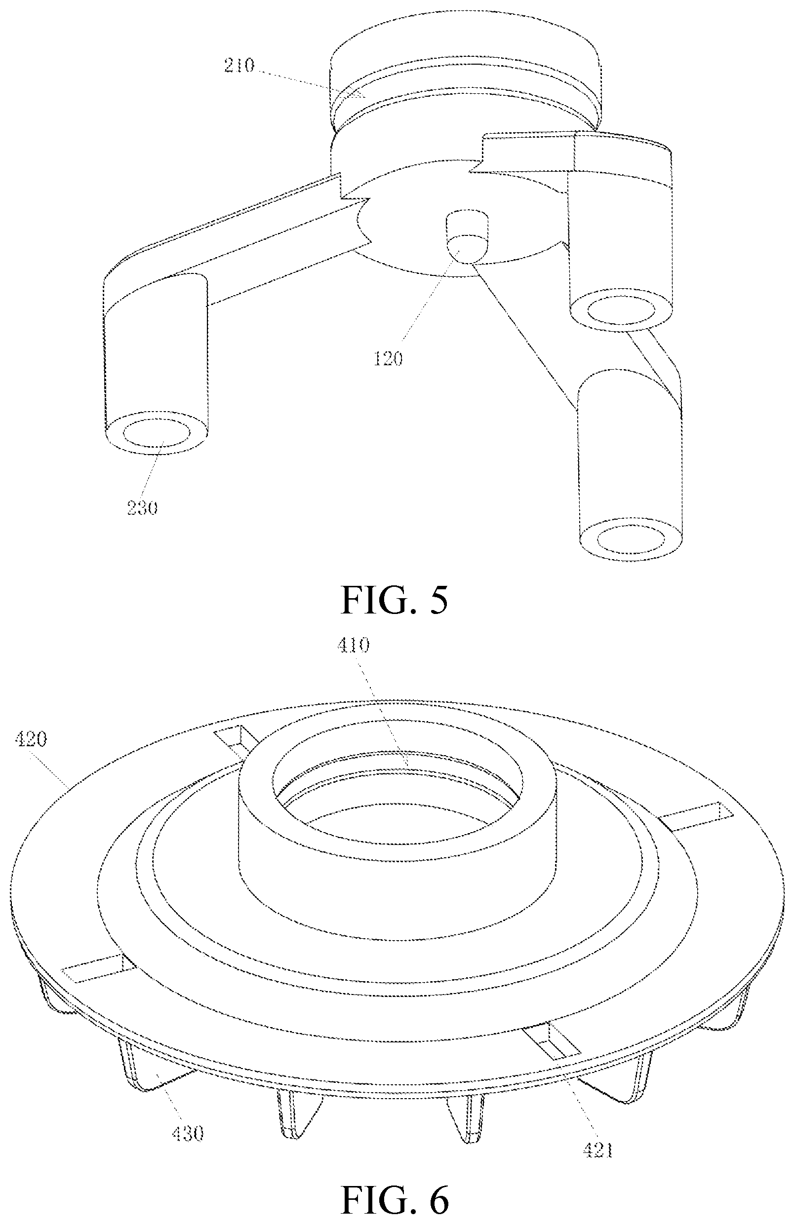 Patent US12508558 Figure 4 – Rotating mechanism of handicraft