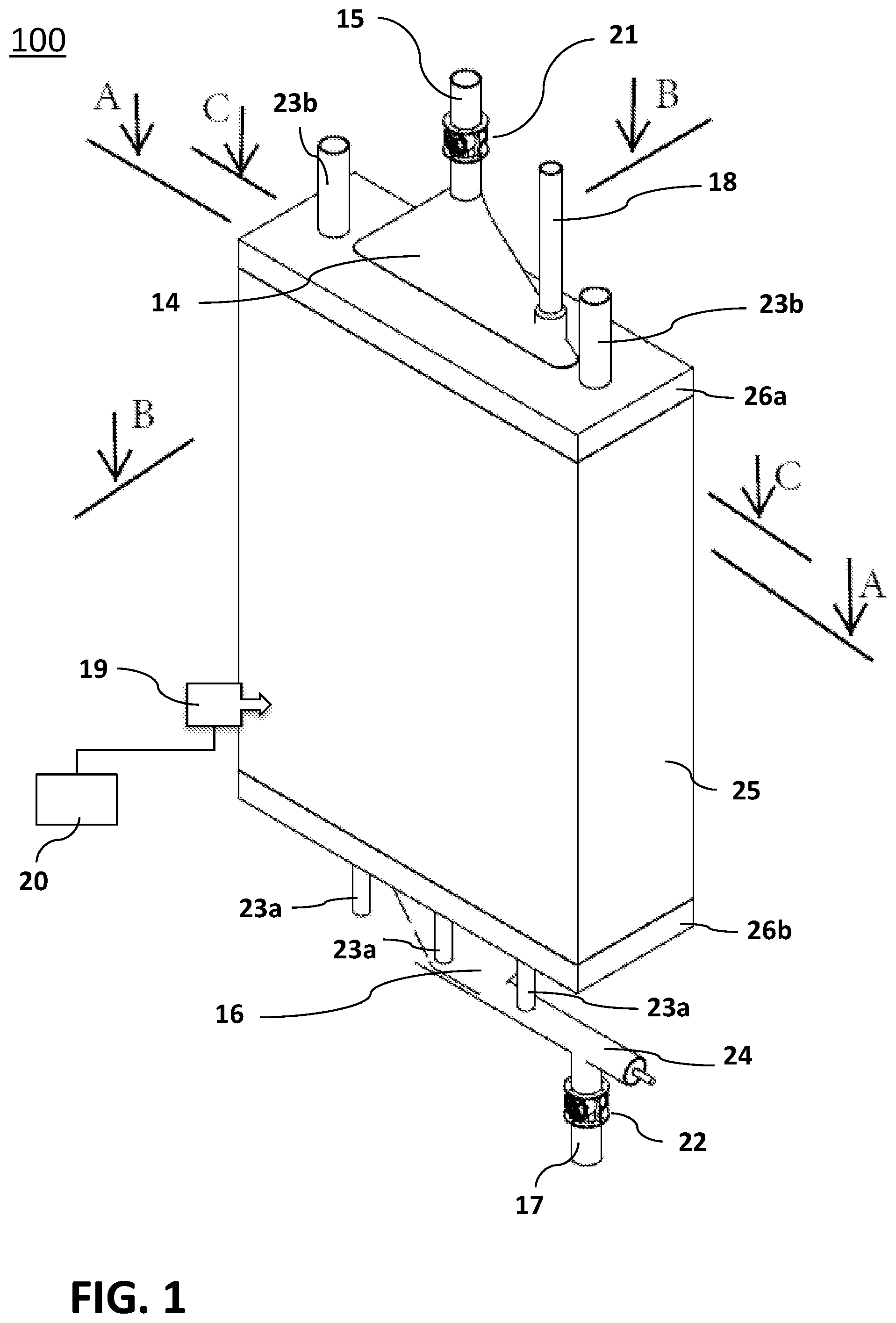 Patent US12508562 Figure 1 – System and method for converting polymer containing materials into high surface solid, liquid and gaseous products