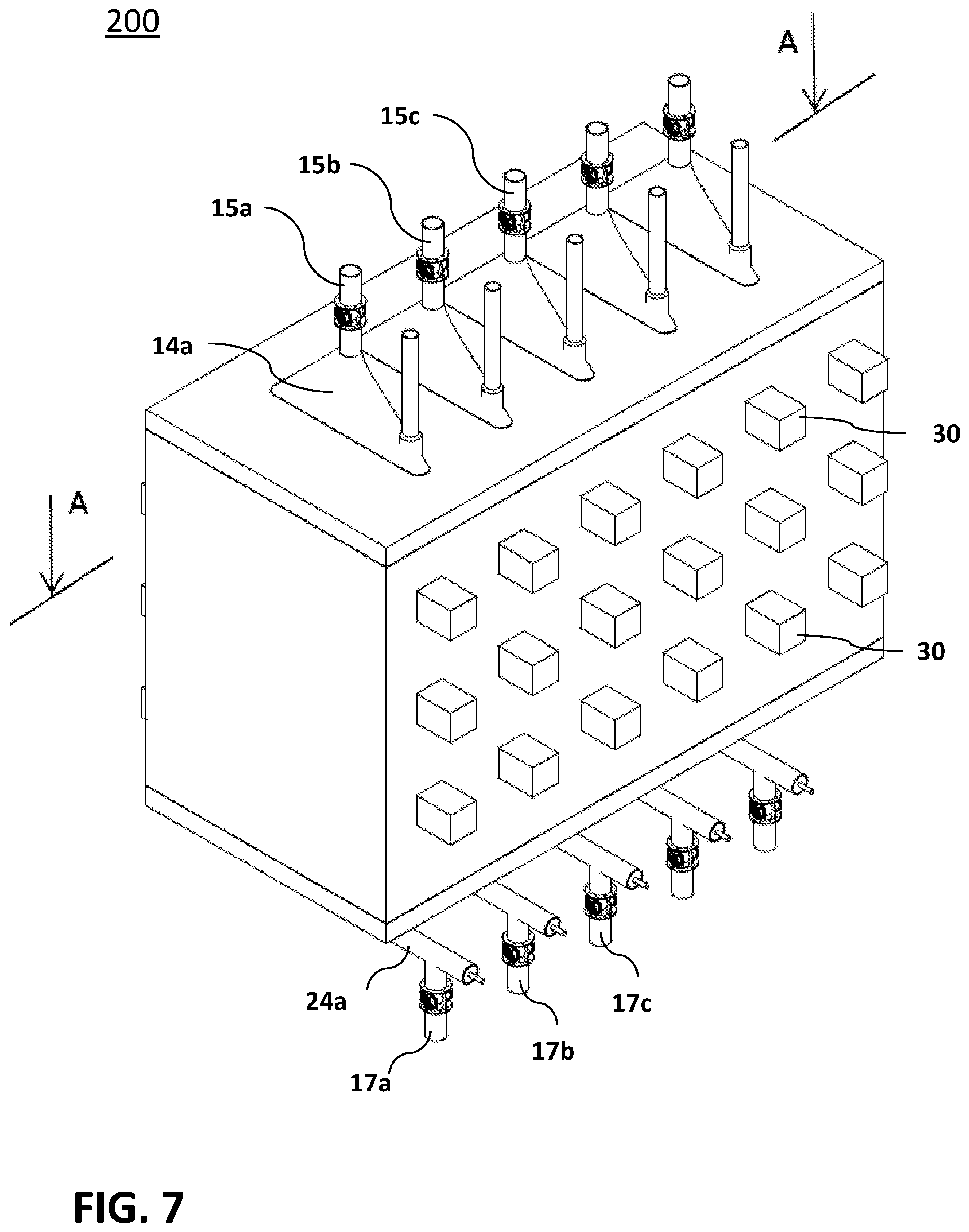 Patent US12508562 Figure 7 – System and method for converting polymer containing materials into high surface solid, liquid and gaseous products