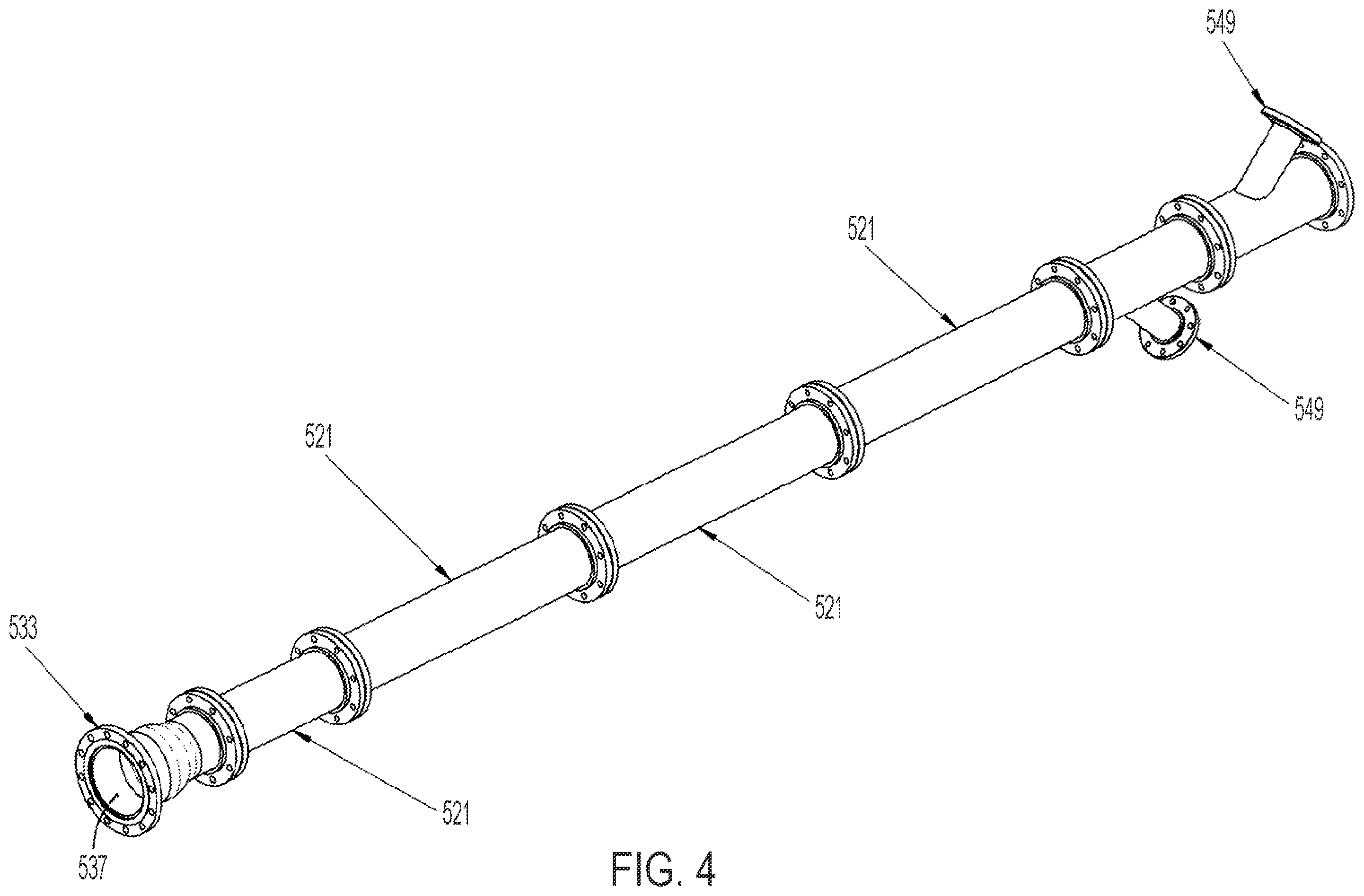 Patent US12508564 Figure 4 – Multi-autoclave lateral conversion module