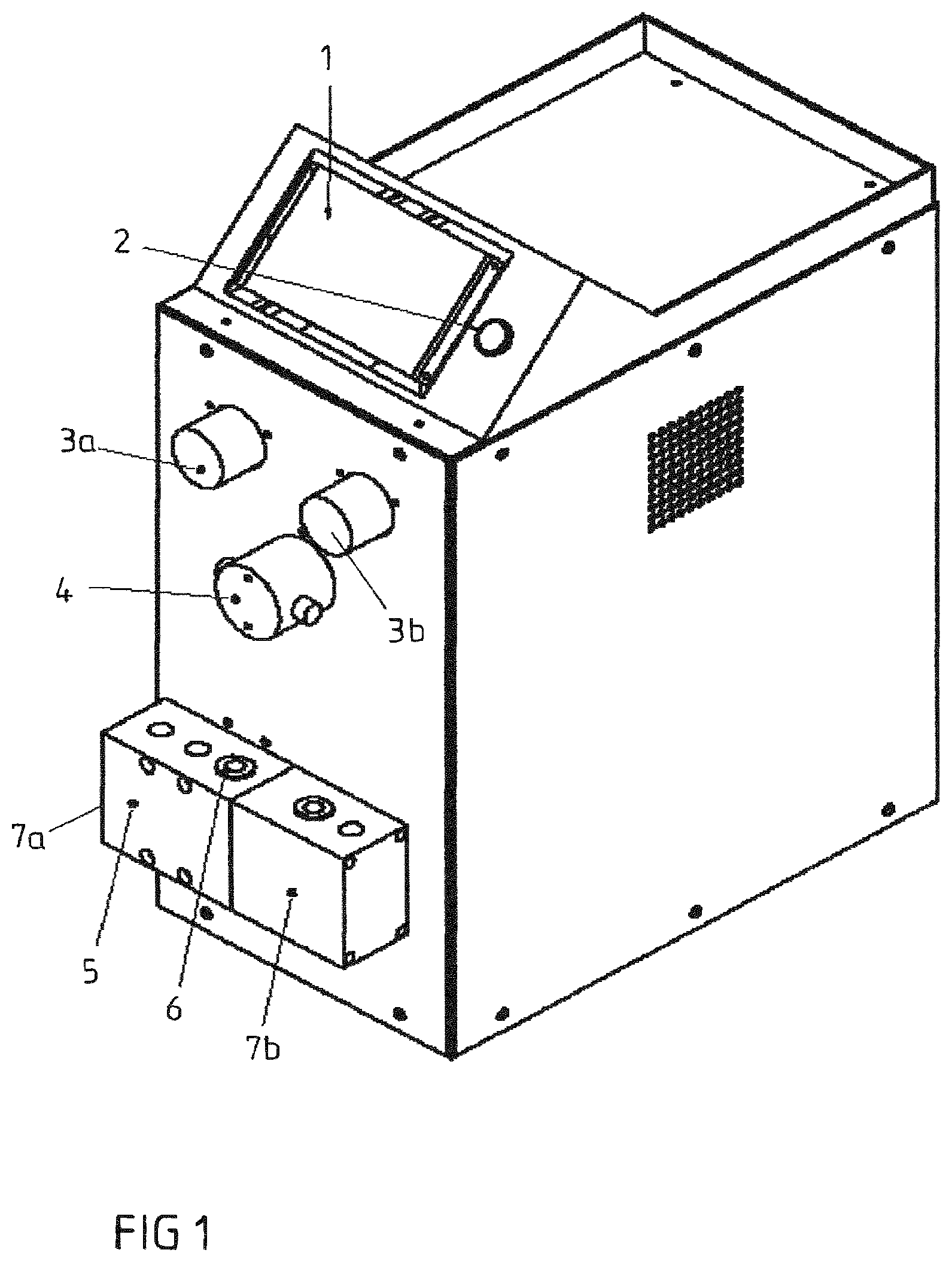 Patent US12508566 Figure 1 – Apparatus and process for the automated chemical synthesis of compounds