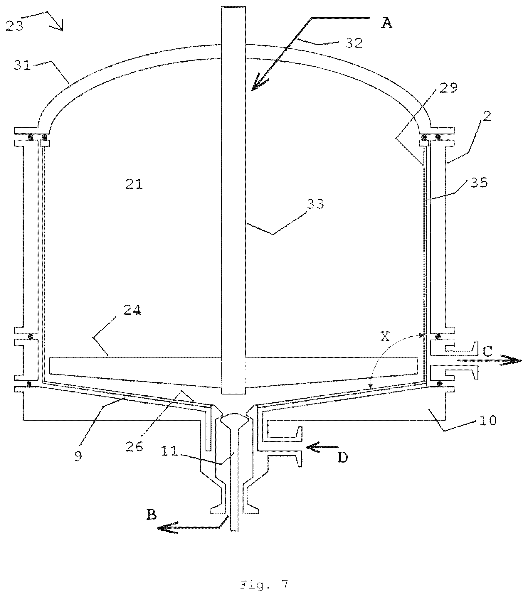 Patent US12508573 Figure 3 – Cleaning chromatography packed bed material with the aid of a processing vessel, and said vessel
