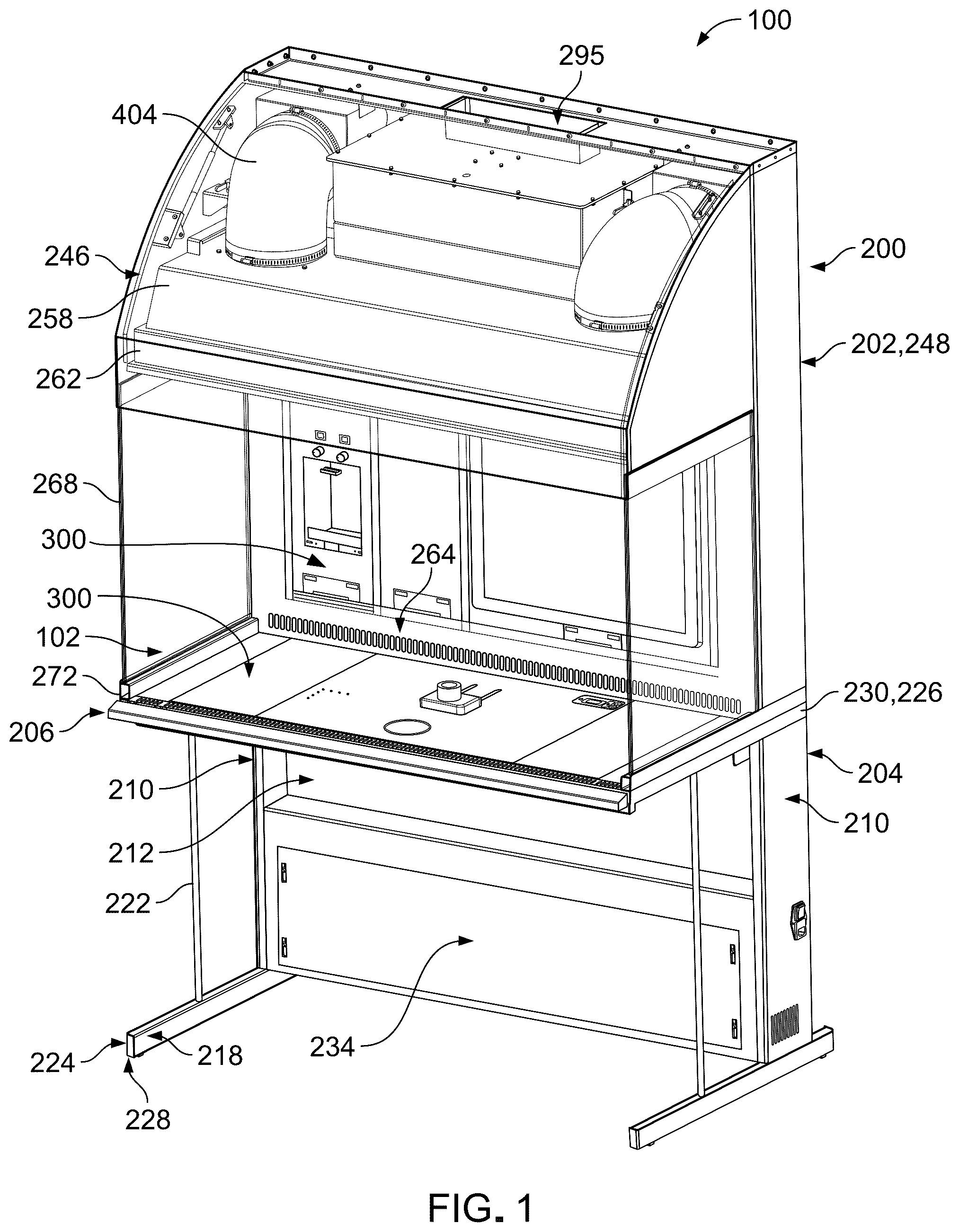 Patent US12508584 Figure 1 – Configurable workstations