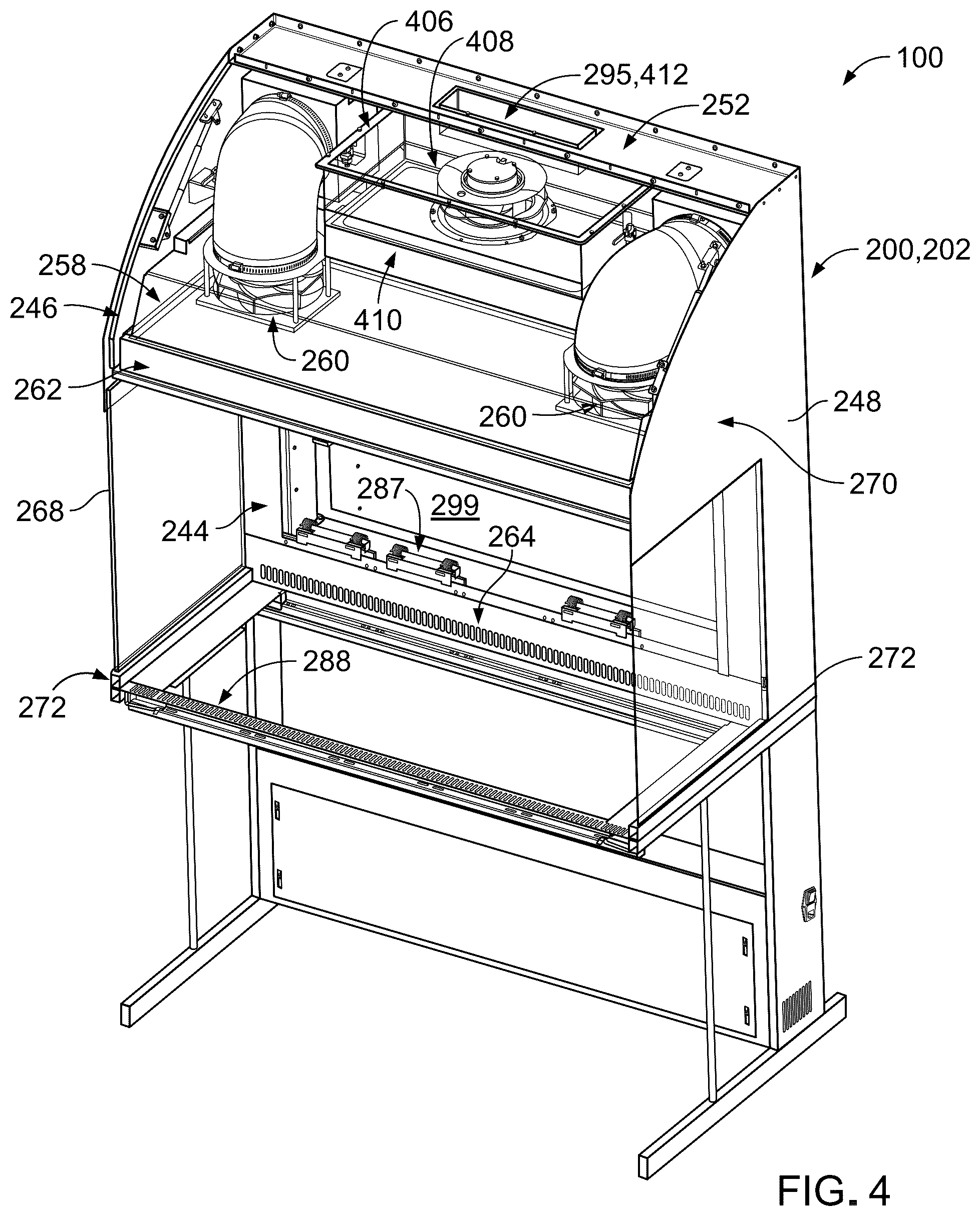 Patent US12508584 Figure 4 – Configurable workstations