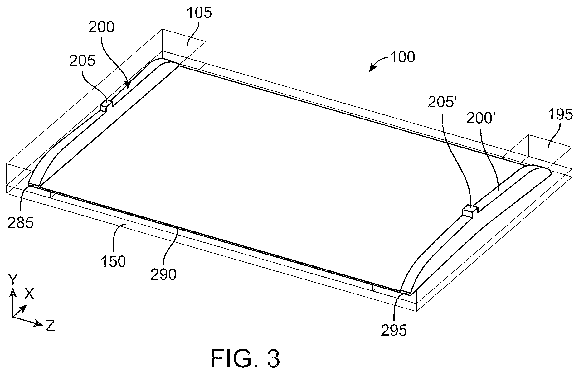 Patent US12508586 Figure 2 – Uniform fluid flow with constant resistance and velocity
