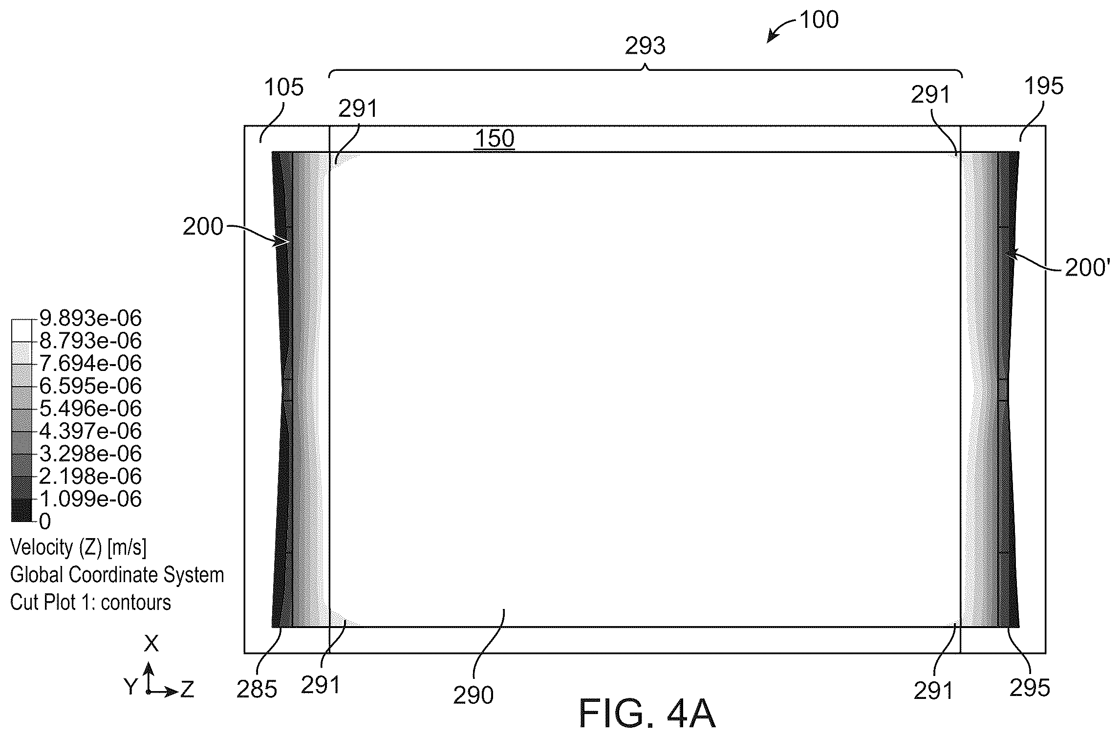 Patent US12508586 Figure 3 – Uniform fluid flow with constant resistance and velocity