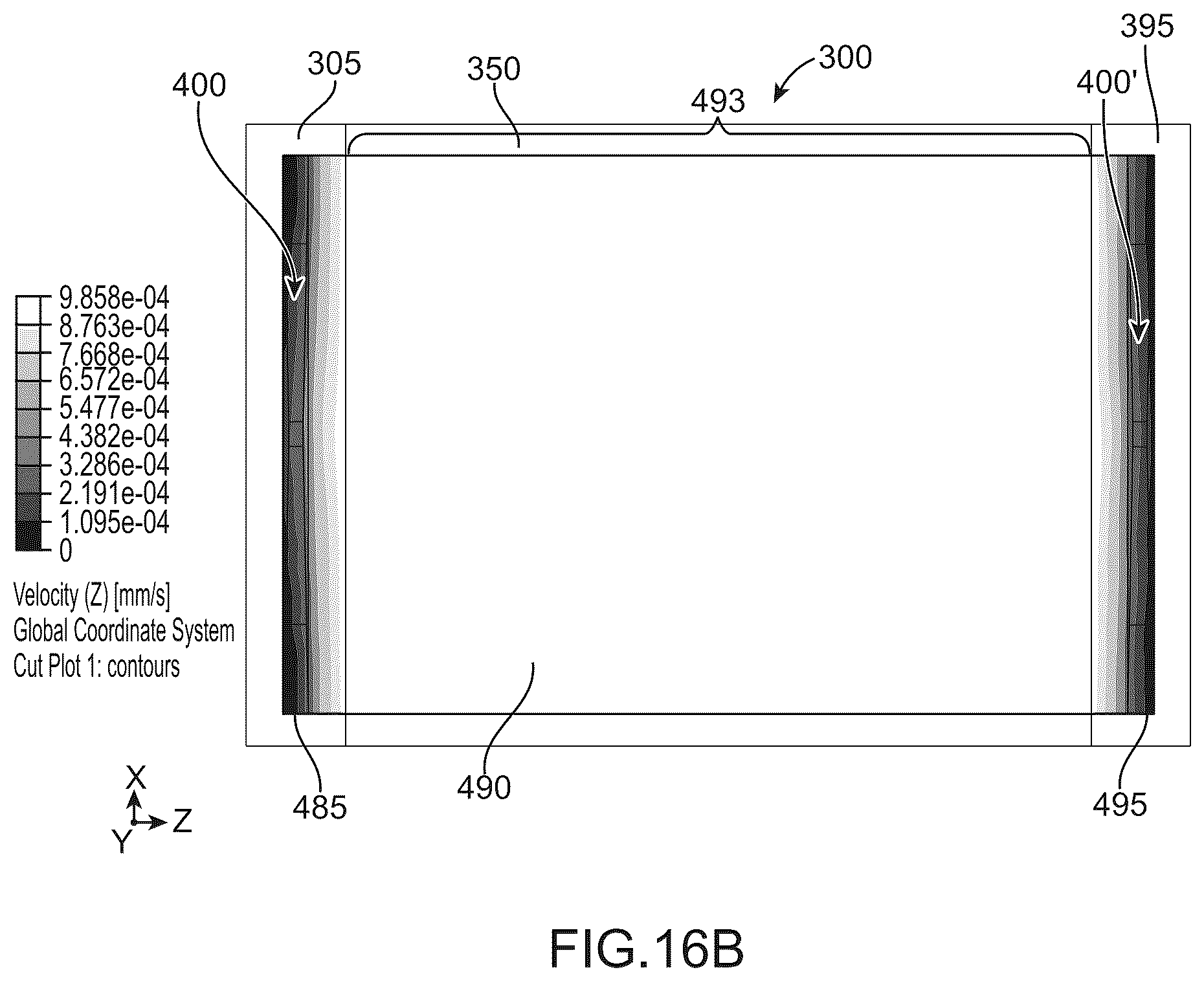 Patent US12508586 Figure 13 – Uniform fluid flow with constant resistance and velocity