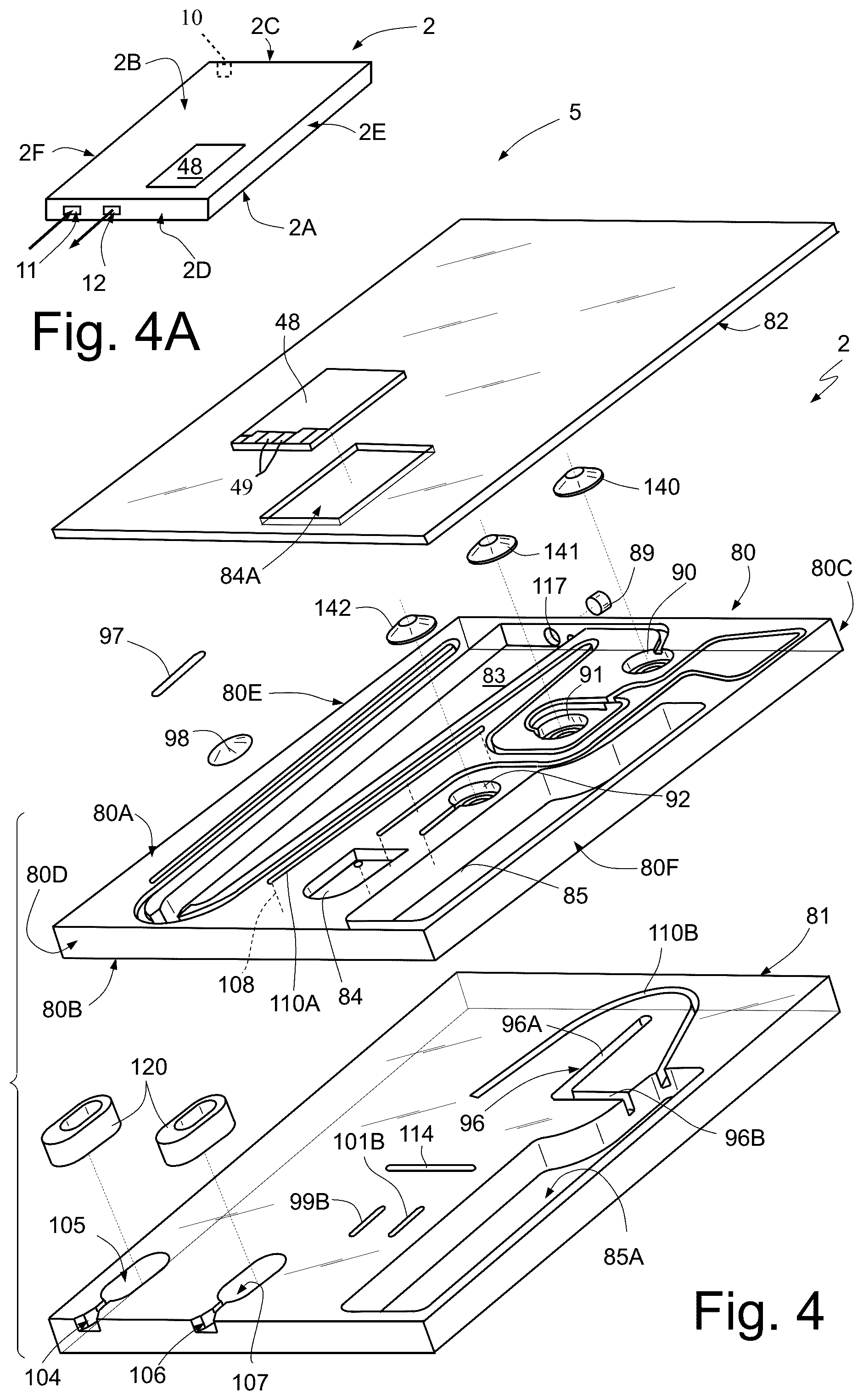 Patent US12508591 Figure 5 – Solid reagent containment unit, in particular for a transportable microfluidic device for sample preparation and molecule analysis