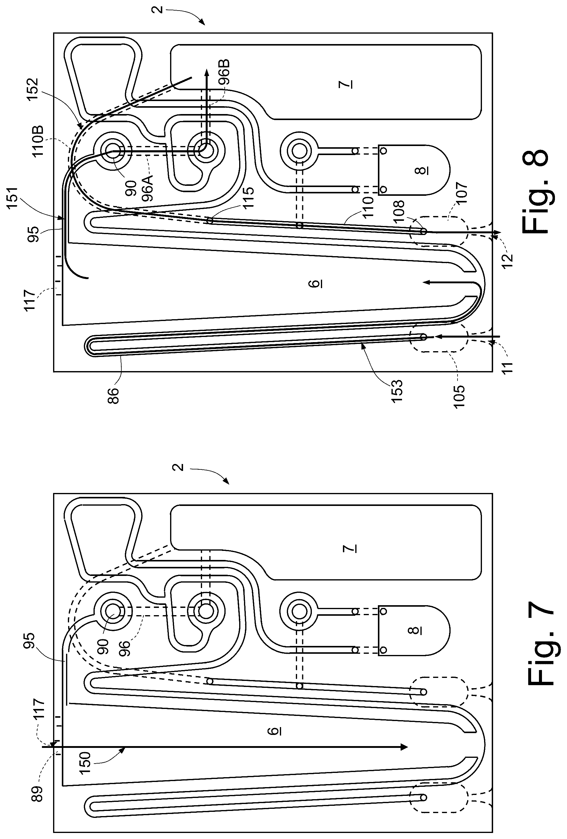 Patent US12508591 Figure 8 – Solid reagent containment unit, in particular for a transportable microfluidic device for sample preparation and molecule analysis