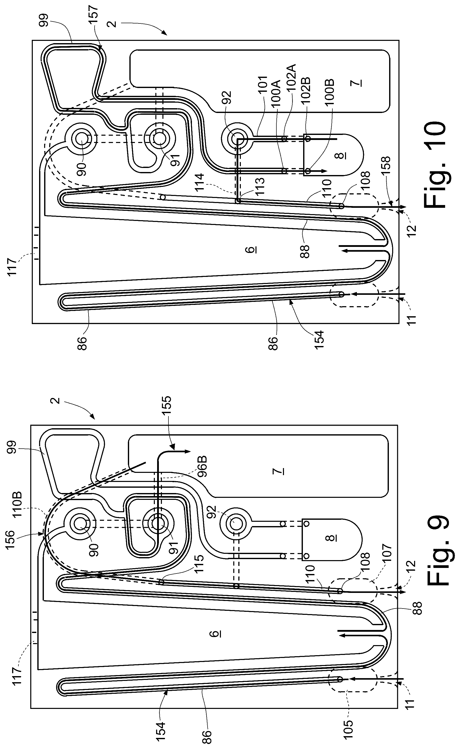 Patent US12508591 Figure 9 – Solid reagent containment unit, in particular for a transportable microfluidic device for sample preparation and molecule analysis