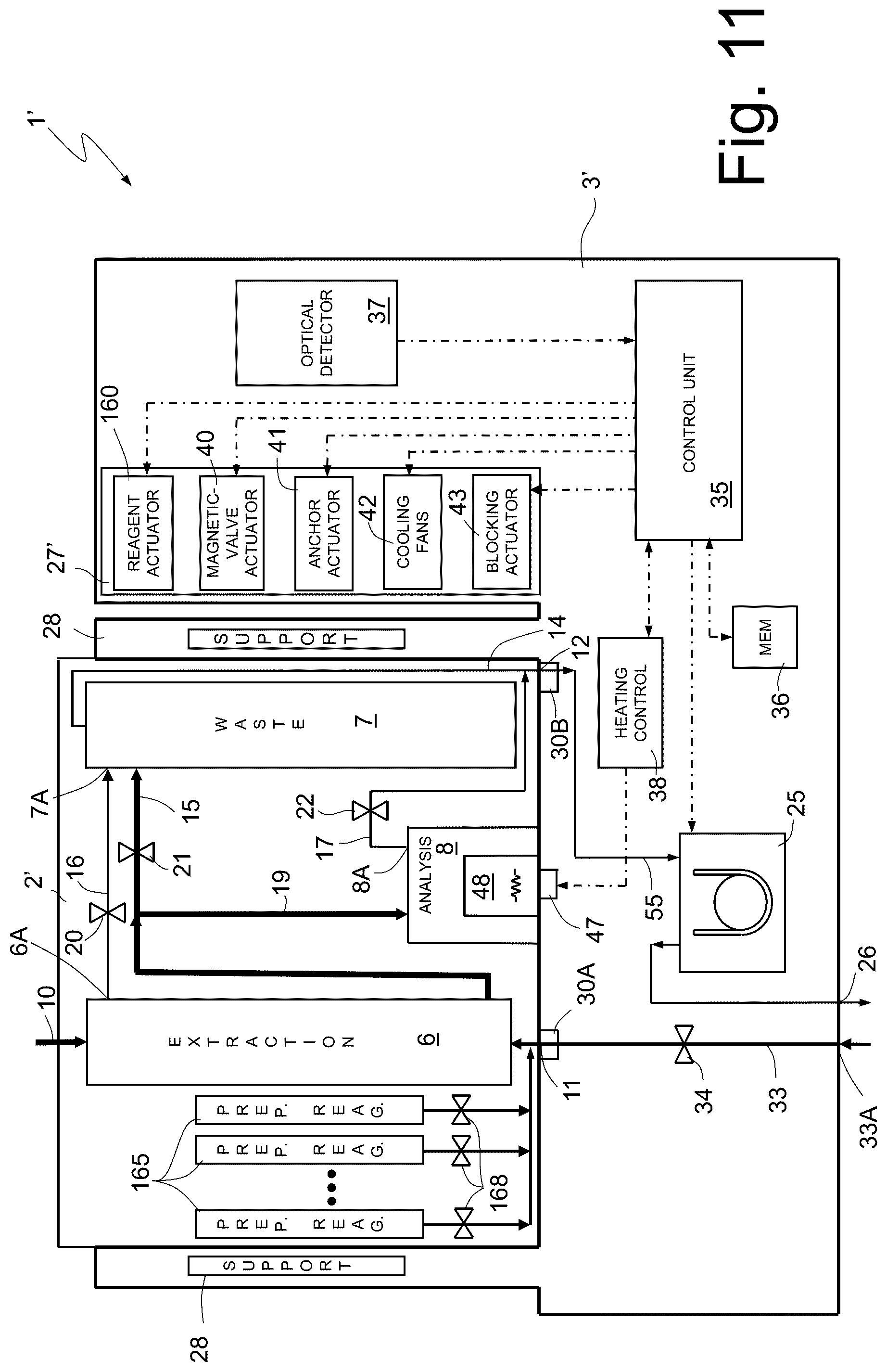 Patent US12508591 Figure 10 – Solid reagent containment unit, in particular for a transportable microfluidic device for sample preparation and molecule analysis