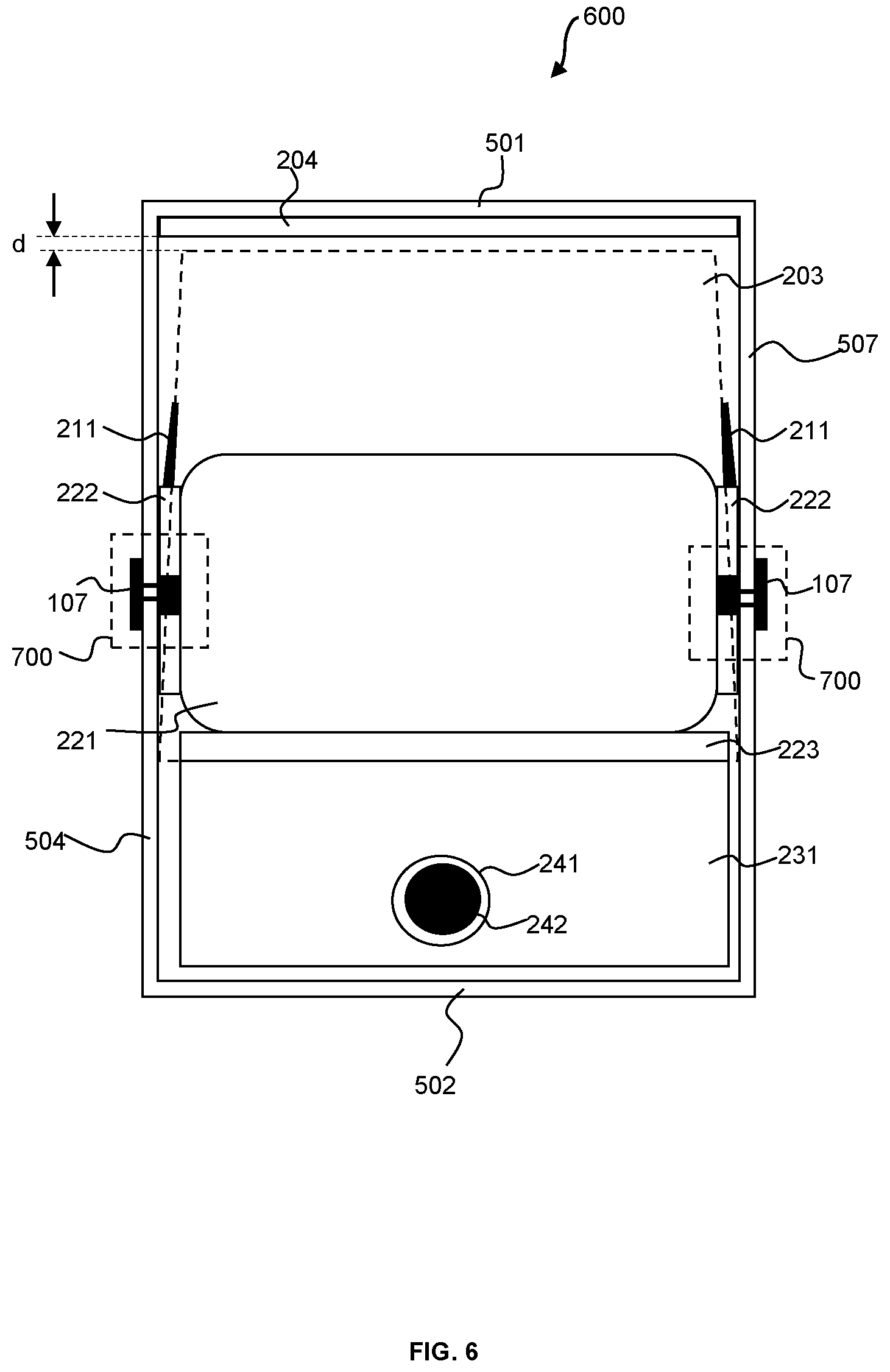 Patent US12508593 Figure 6 – Automatic size adjusting and damage preventing glass grinder and method of grinding glass materials
