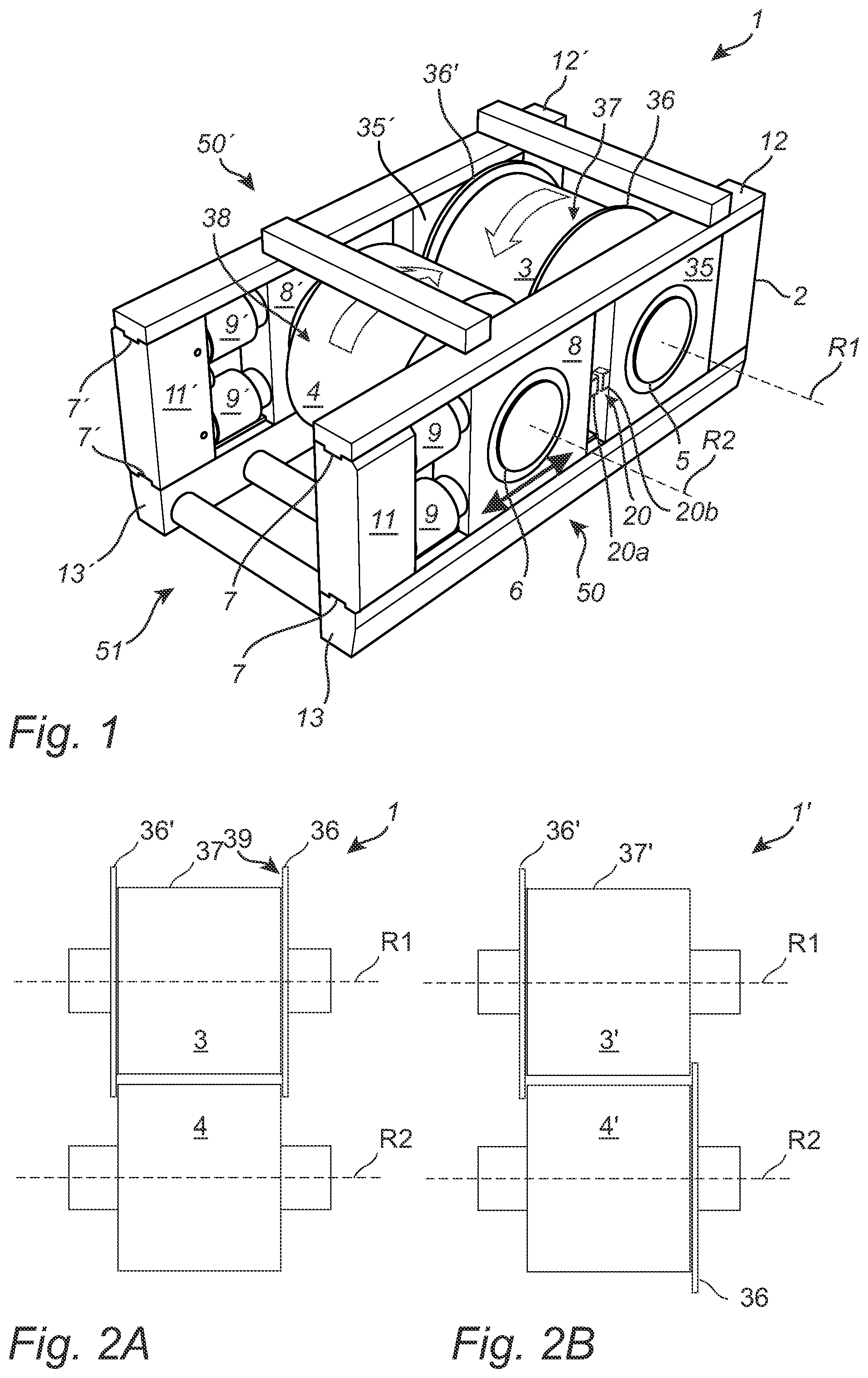 Patent US12508595 — Roller crusher and a method for operating the same — Figure 1
