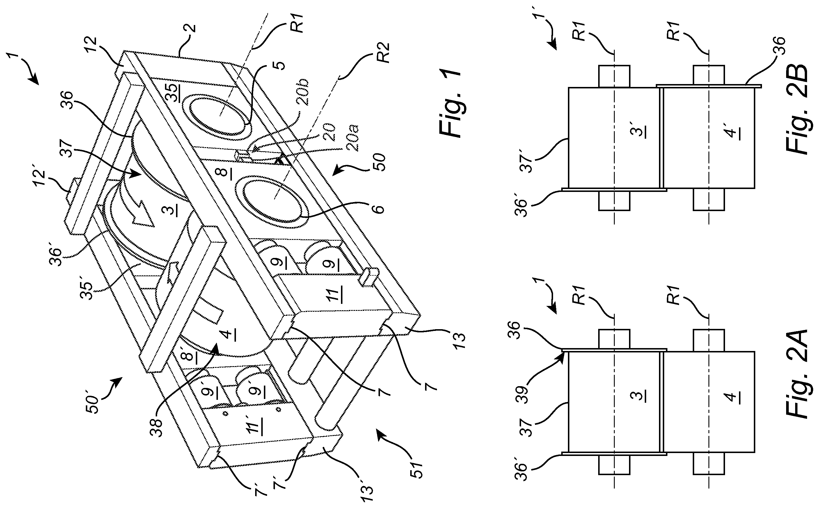 Patent US12508598 Figure 1 – Roller crusher and method for operation thereof