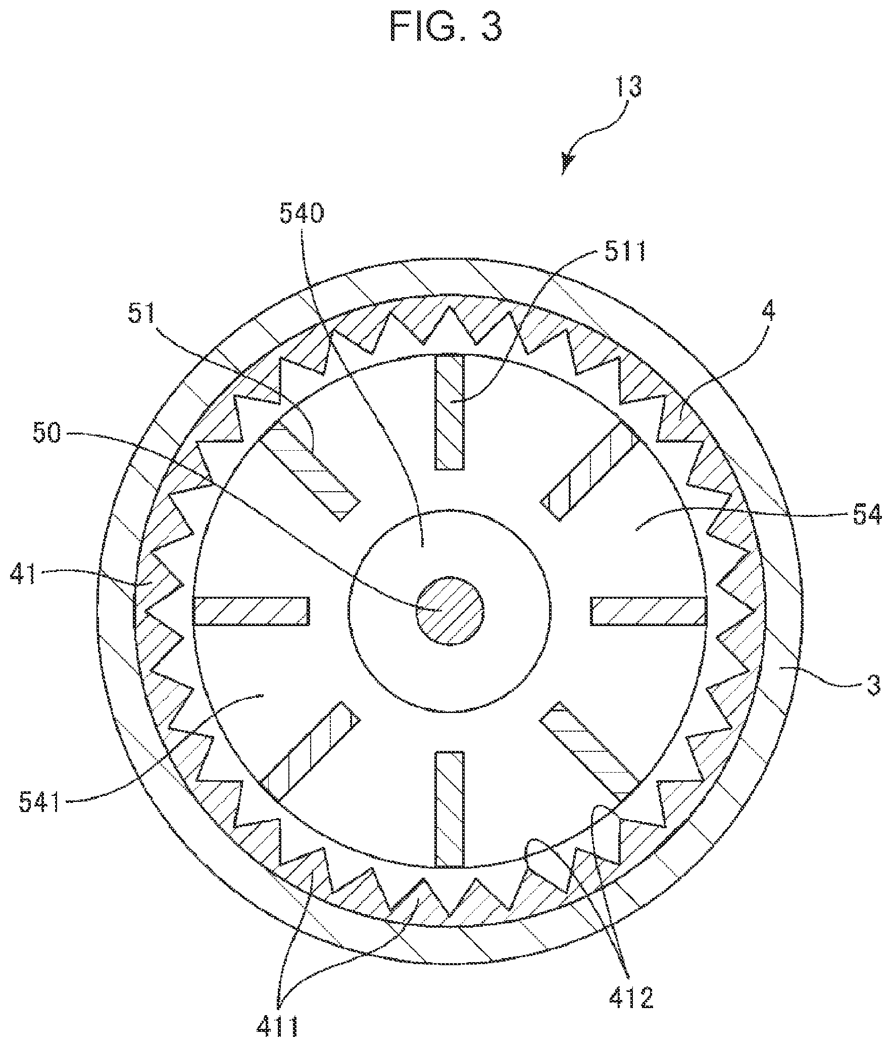 Patent US12508601 Figure 3 – Refining device