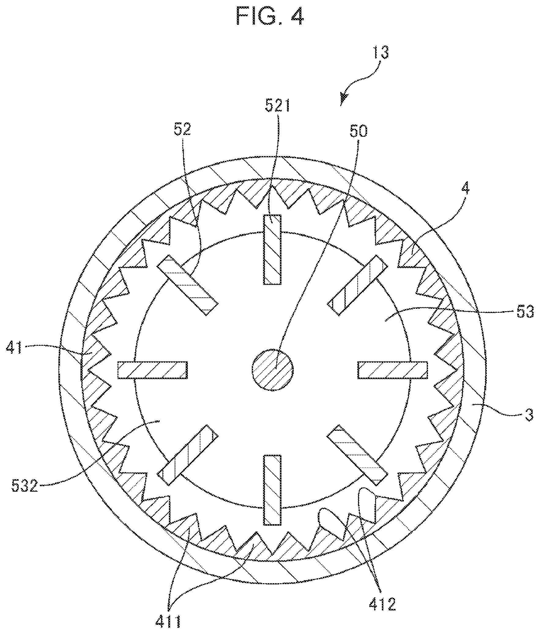 Patent US12508601 Figure 4 – Refining device