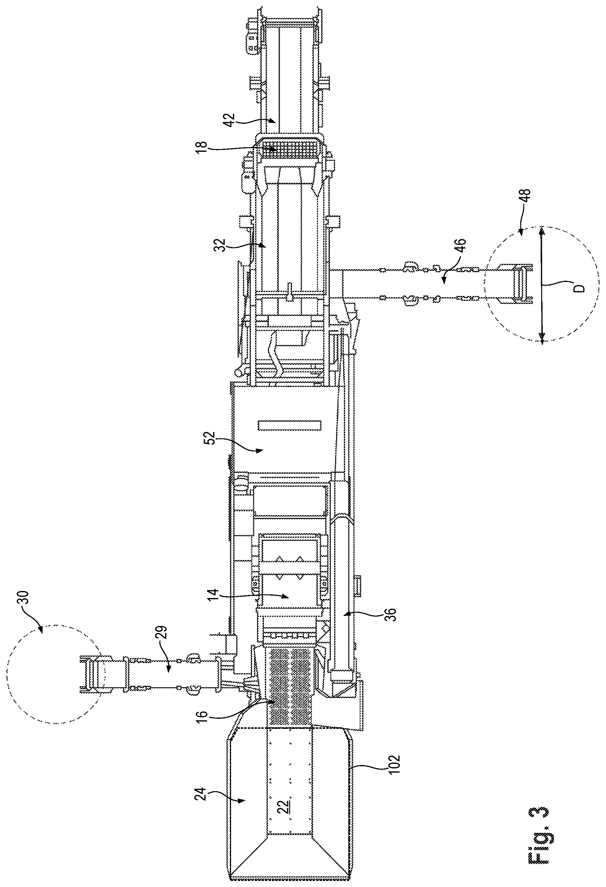 Patent US12508602 Figure 3 – Mobile rock processing apparatus with improved planning of a discontinuous material feed