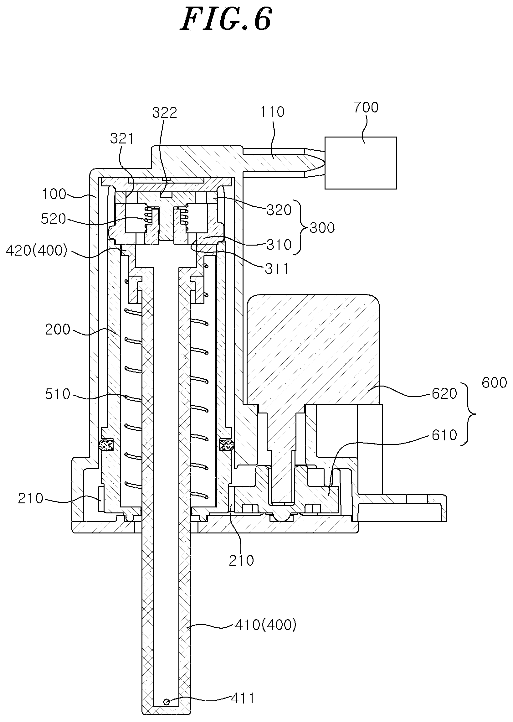 Patent US12508604 Figure 6 – Nozzle assembly and bidet including same