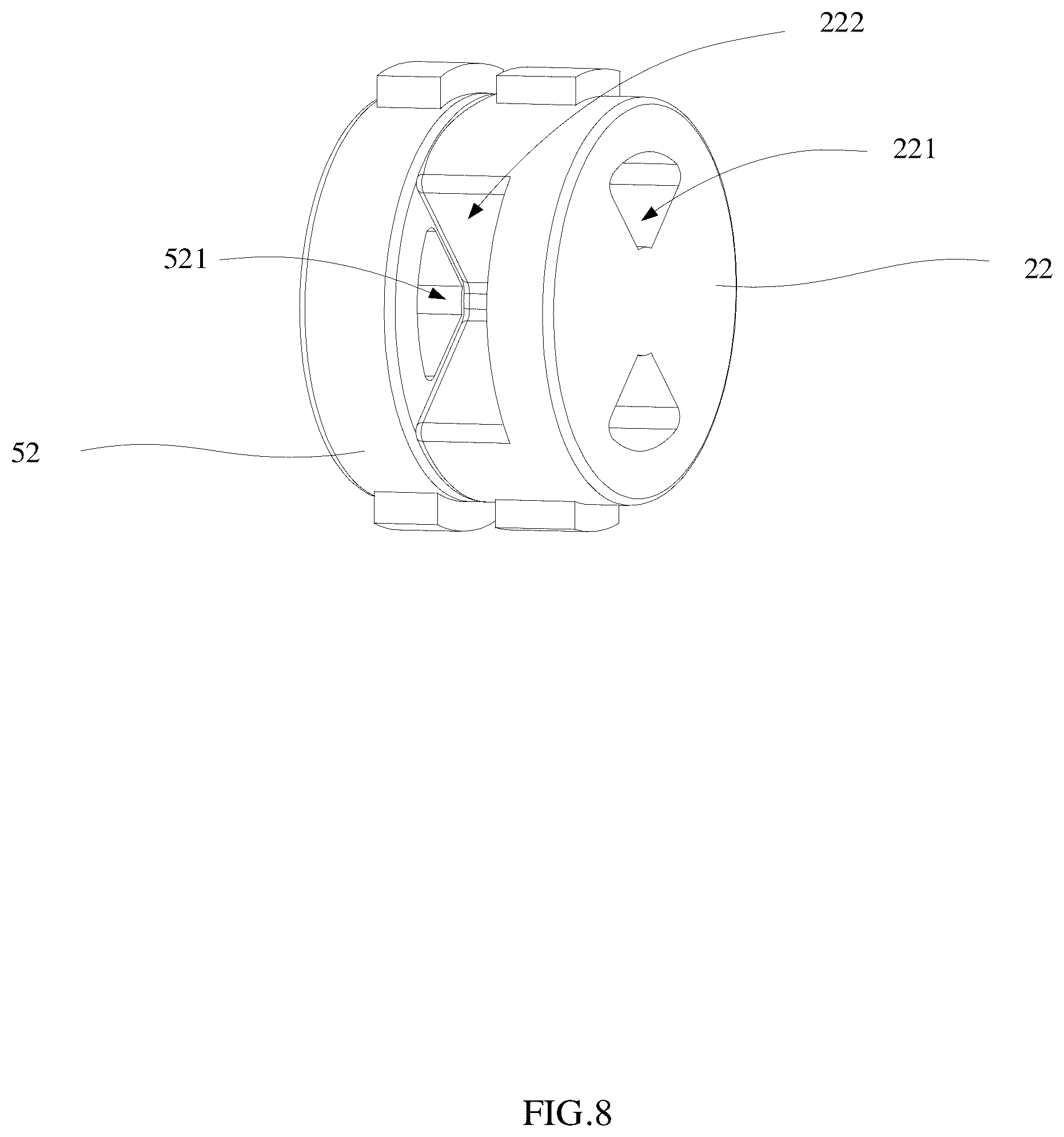 Patent US12508605 Figure 8 – Handheld water sprayer