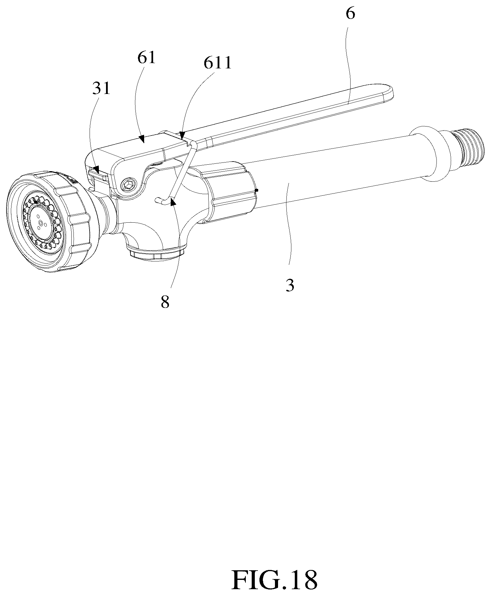 Patent US12508605 Figure 18 – Handheld water sprayer