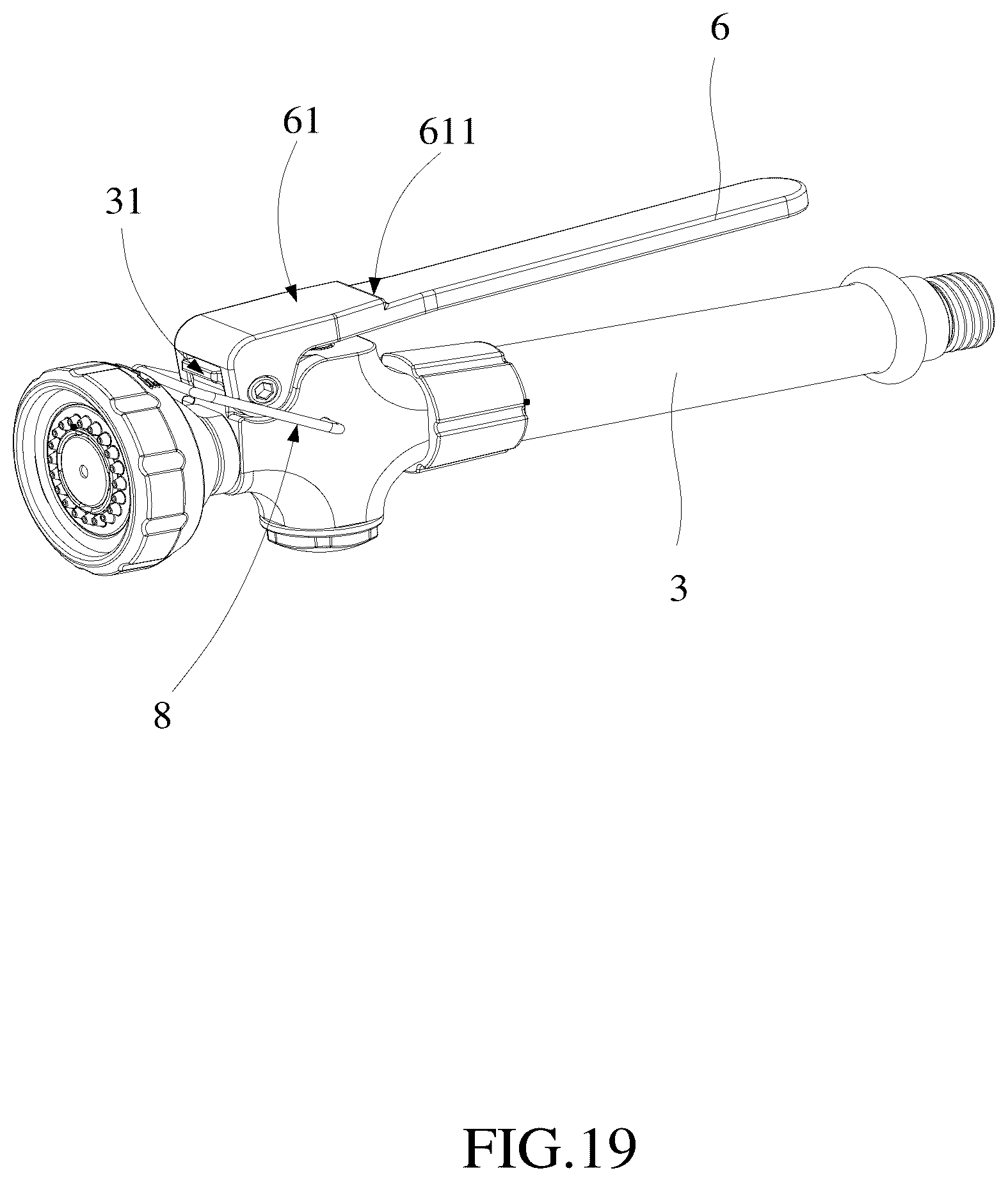 Patent US12508605 Figure 19 – Handheld water sprayer