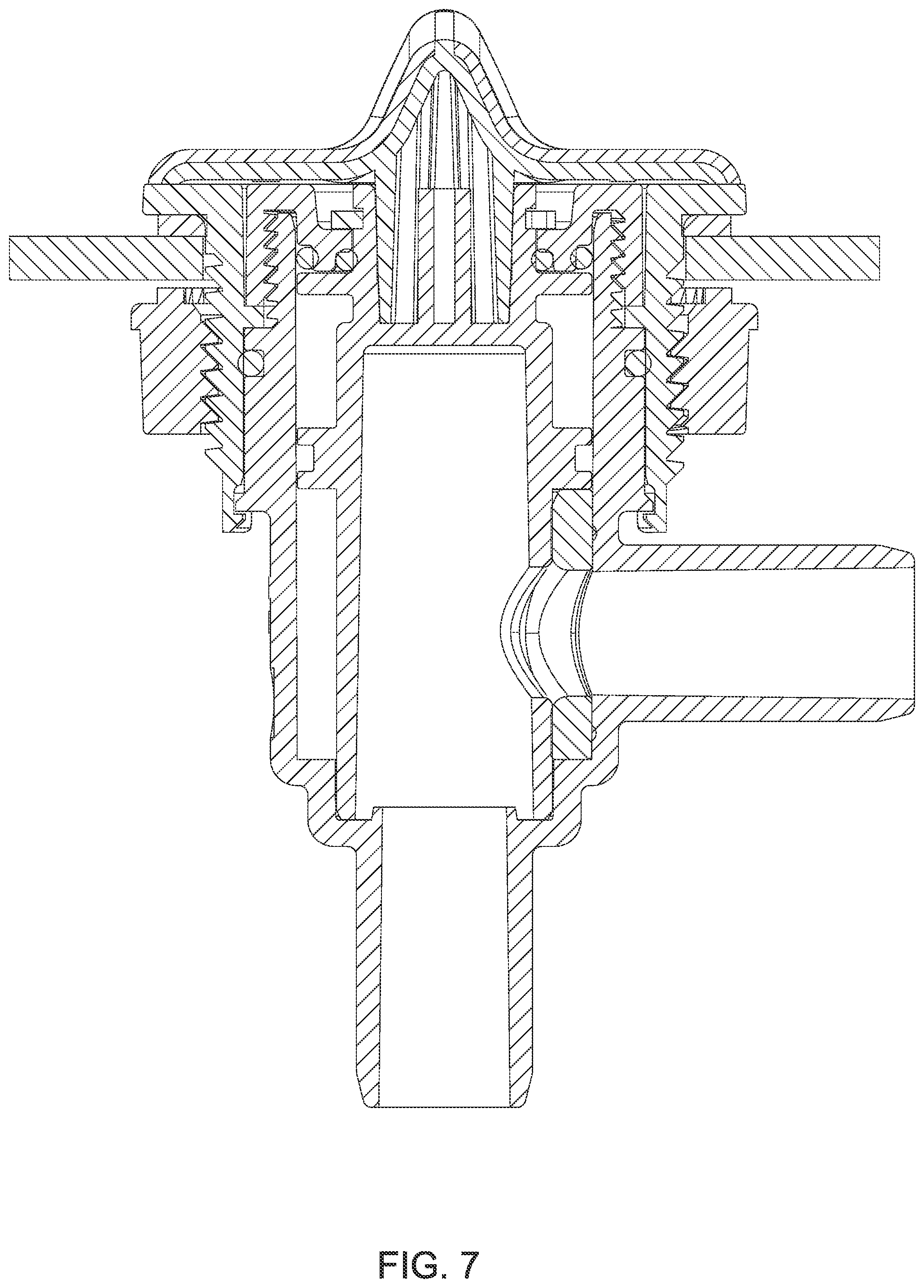 Patent US12508607 Figure 6 – Water curtain system with switch