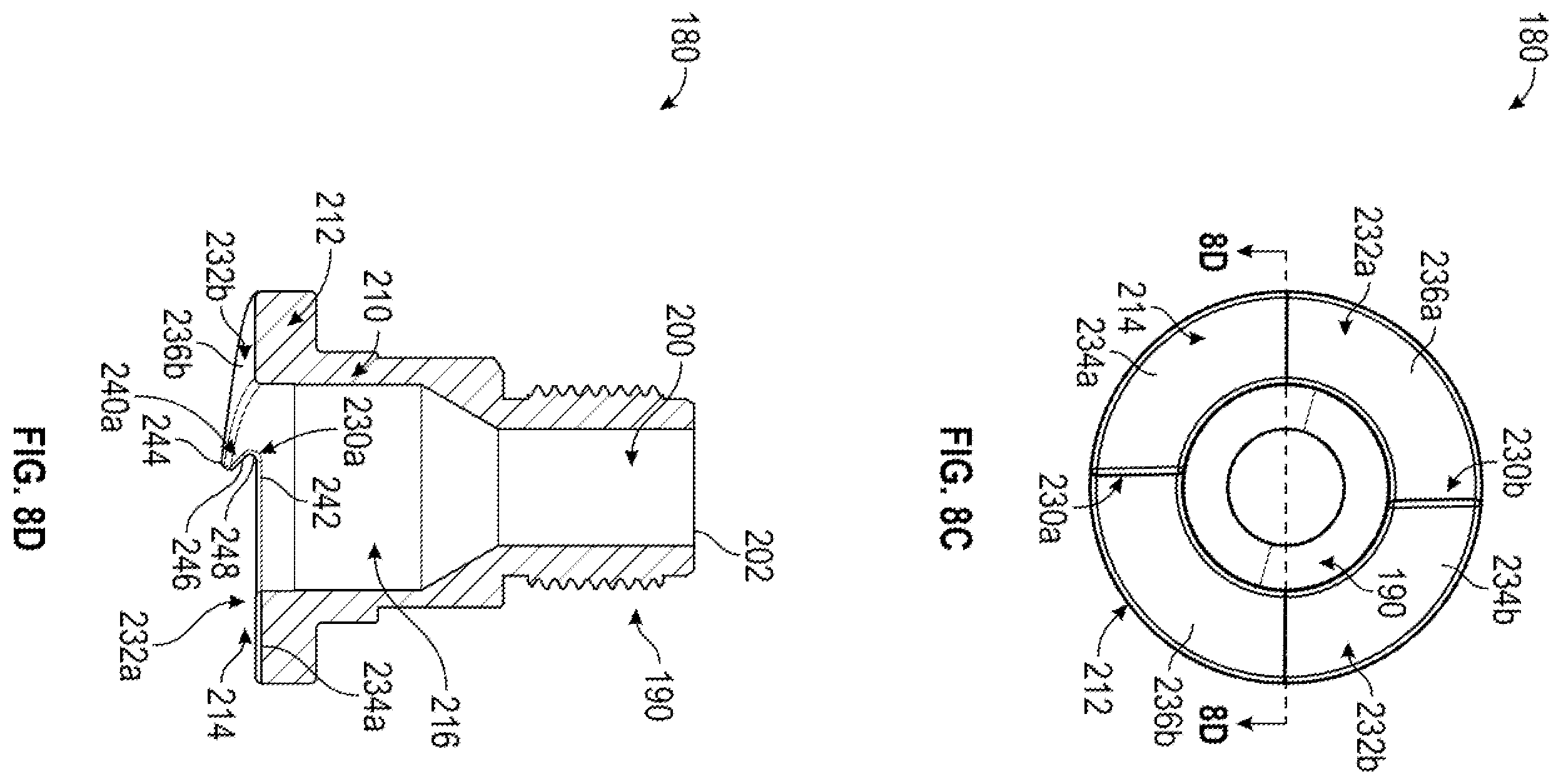 Patent US12508611 Figure 8 – Connector system for hand-held spray guns