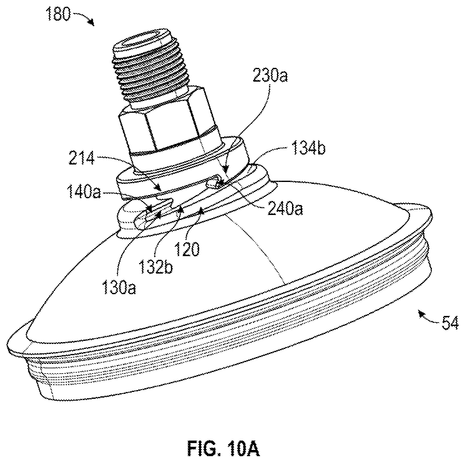 Patent US12508611 Figure 10 – Connector system for hand-held spray guns
