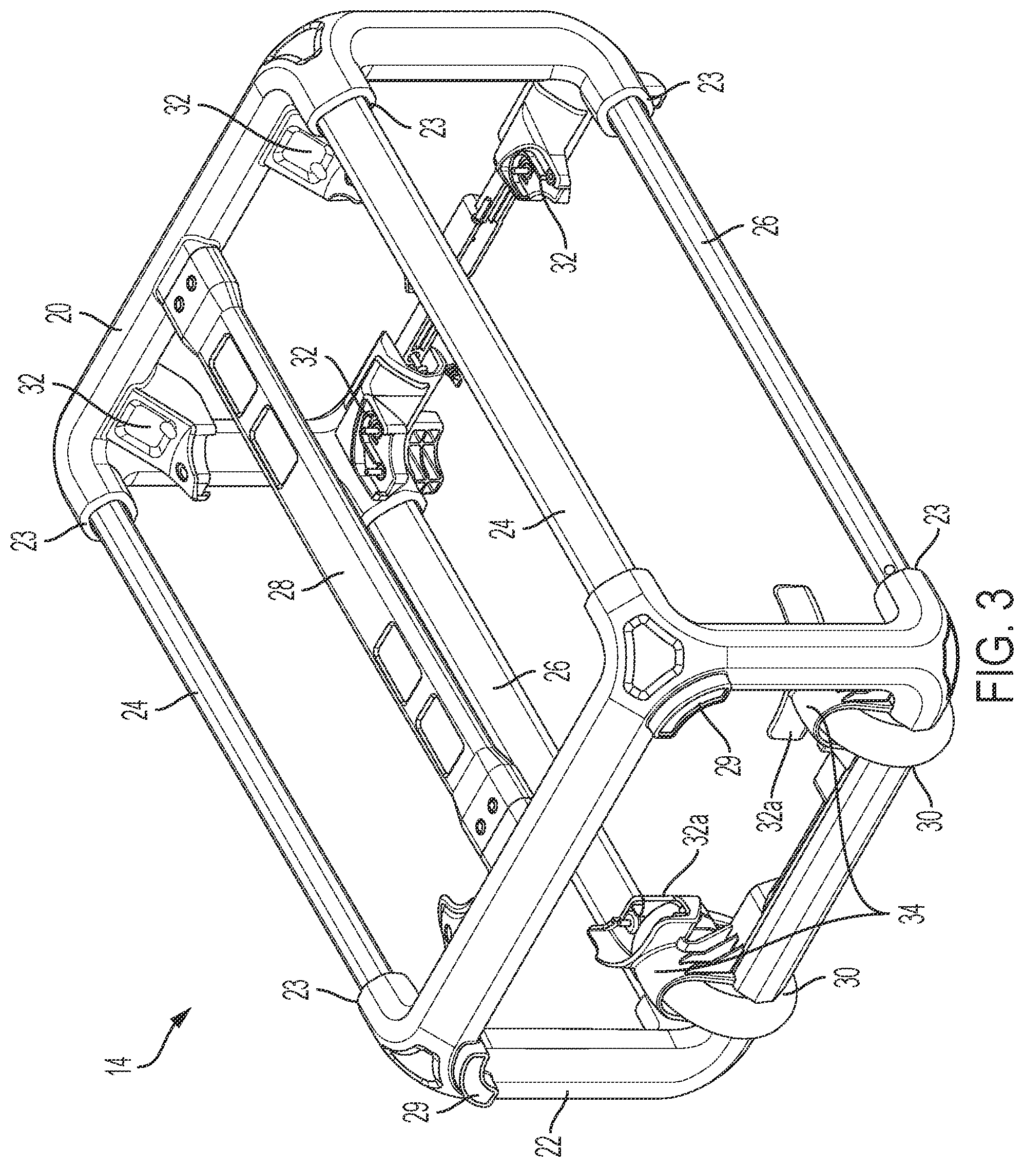 Patent US12508618 Figure 3 – Pressure washer with roll cage