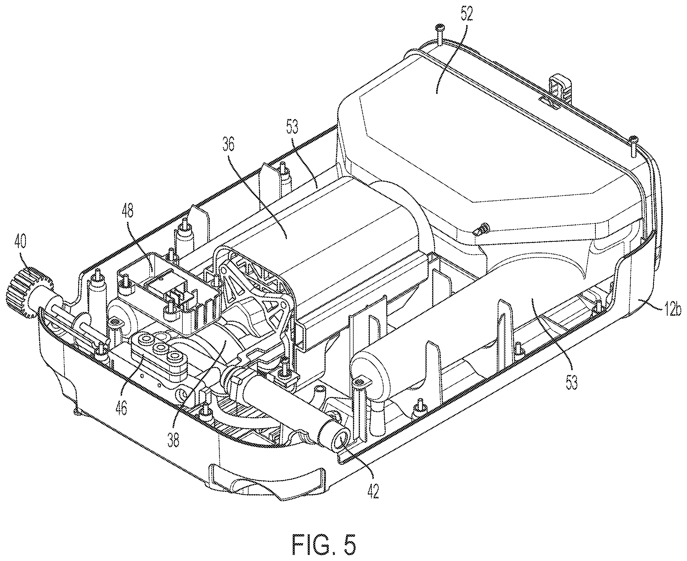 Patent US12508618 Figure 5 – Pressure washer with roll cage