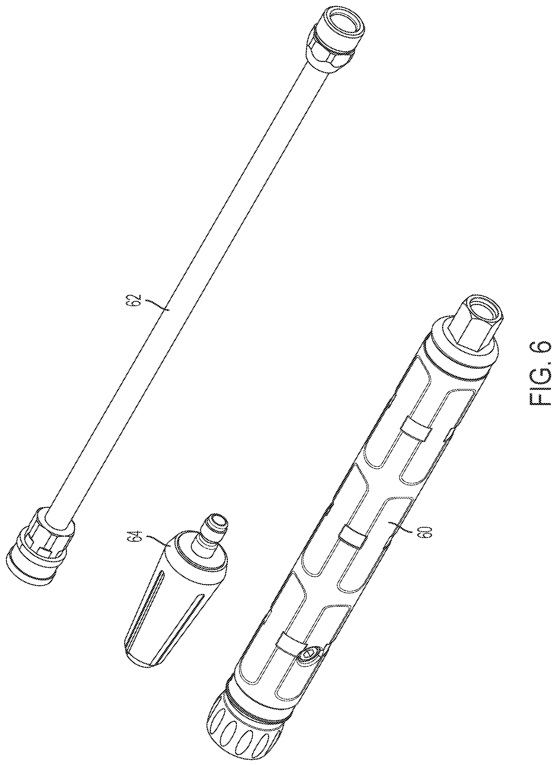 Patent US12508618 Figure 6 – Pressure washer with roll cage