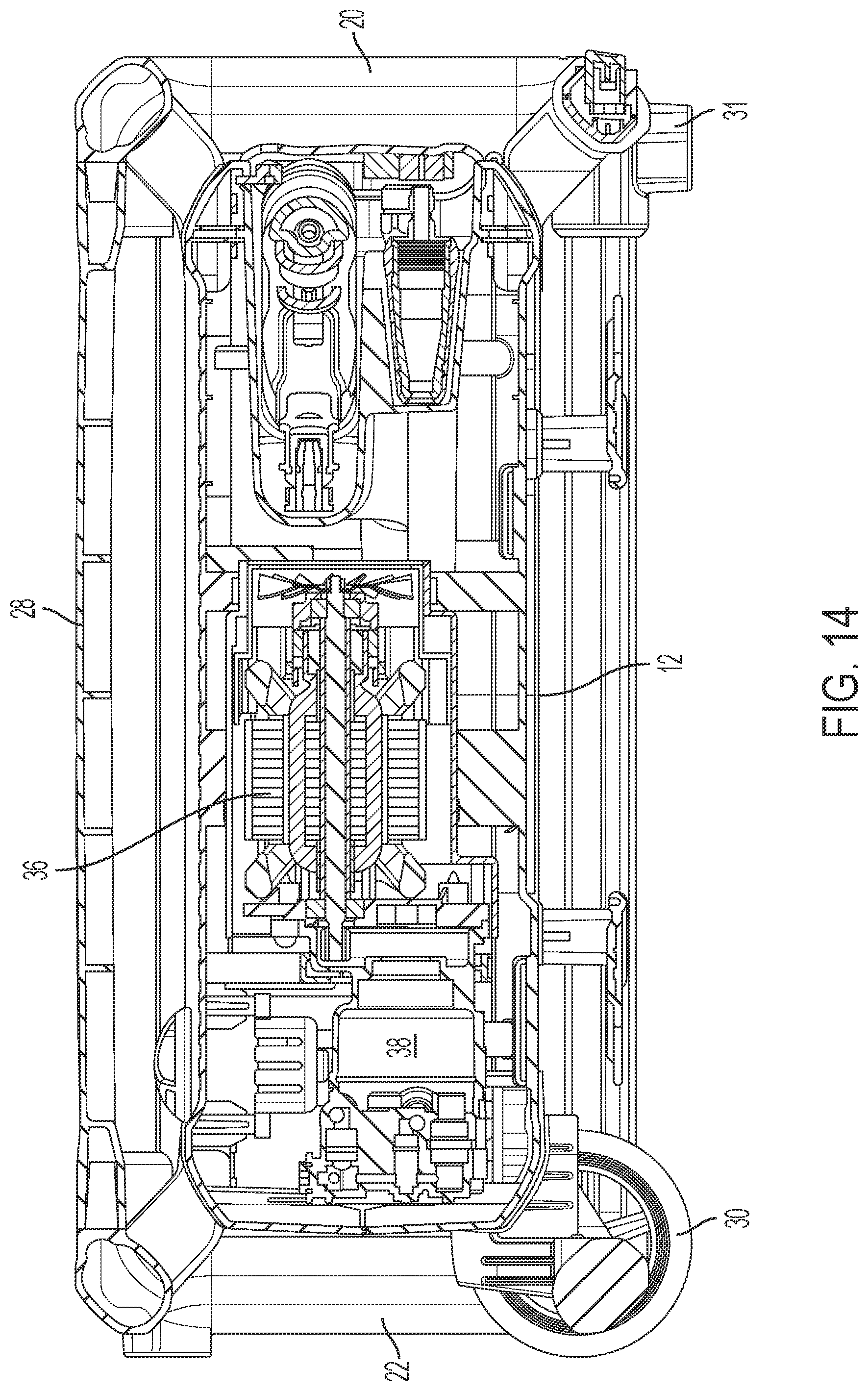 Patent US12508618 Figure 14 – Pressure washer with roll cage