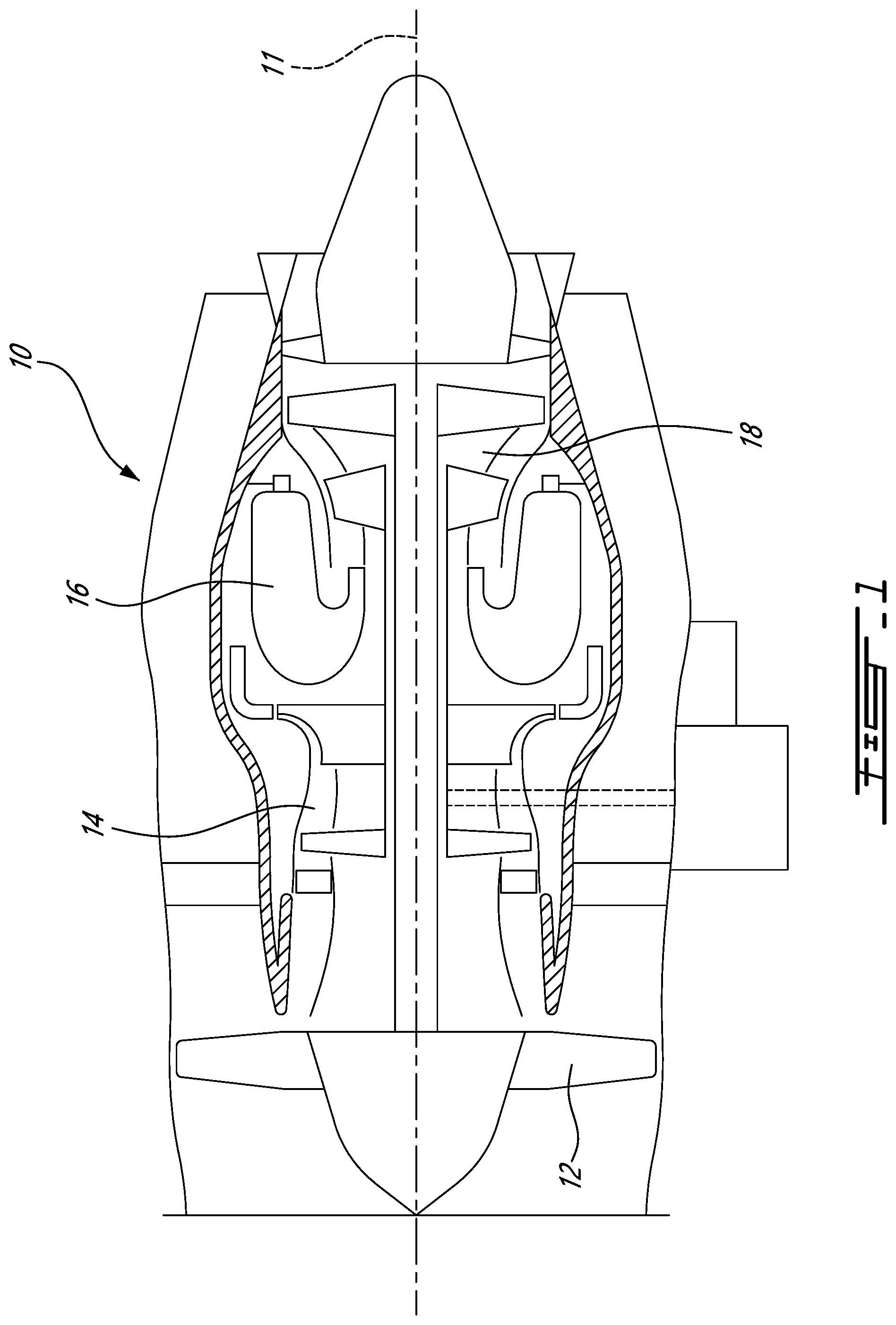 Patent US12508622 Figure 1 – Internal surface treatment device for hollow engine shaft and the like