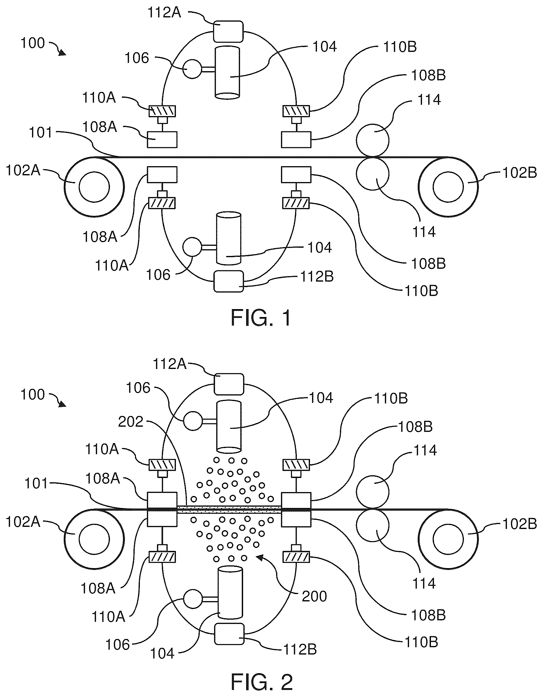Patent US12508624 — Systems and methods for dry powder coating layers of an electrochemical cell — Figure 1